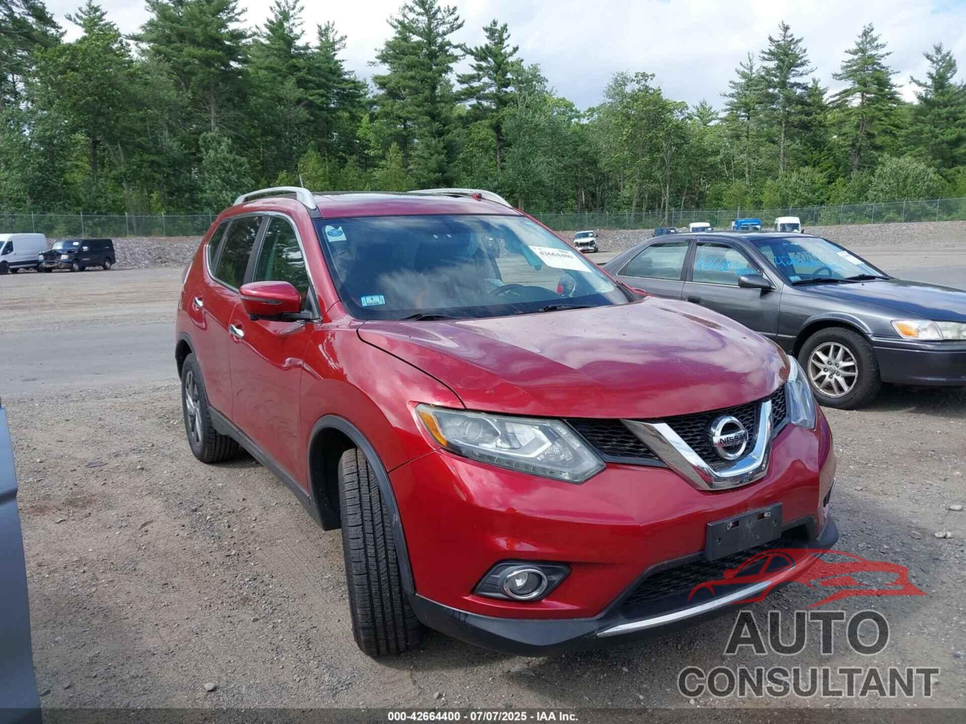 NISSAN ROGUE 2016 - 5N1AT2MV7GC781133