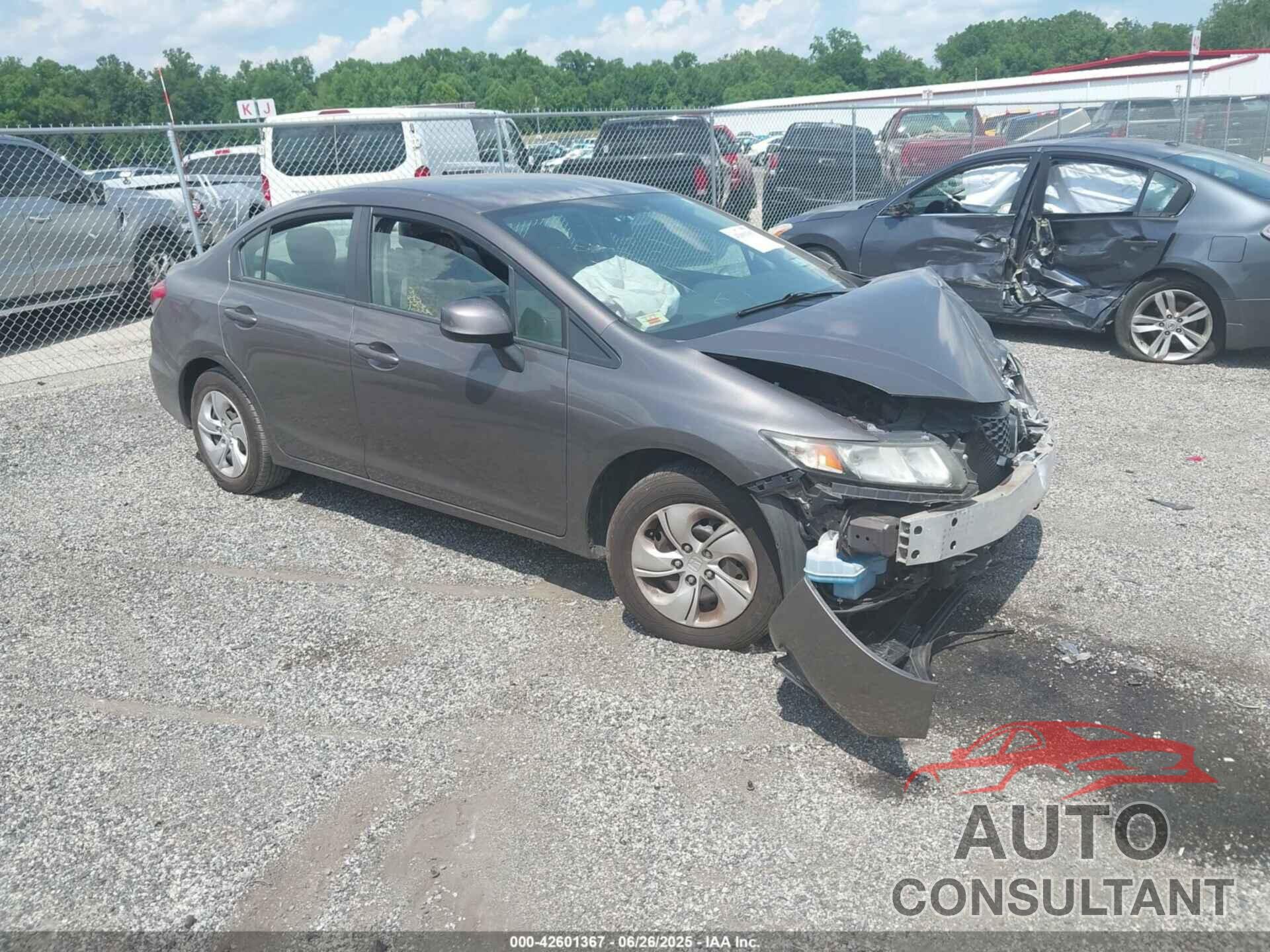 HONDA CIVIC 2013 - 2HGFB2F55DH594168