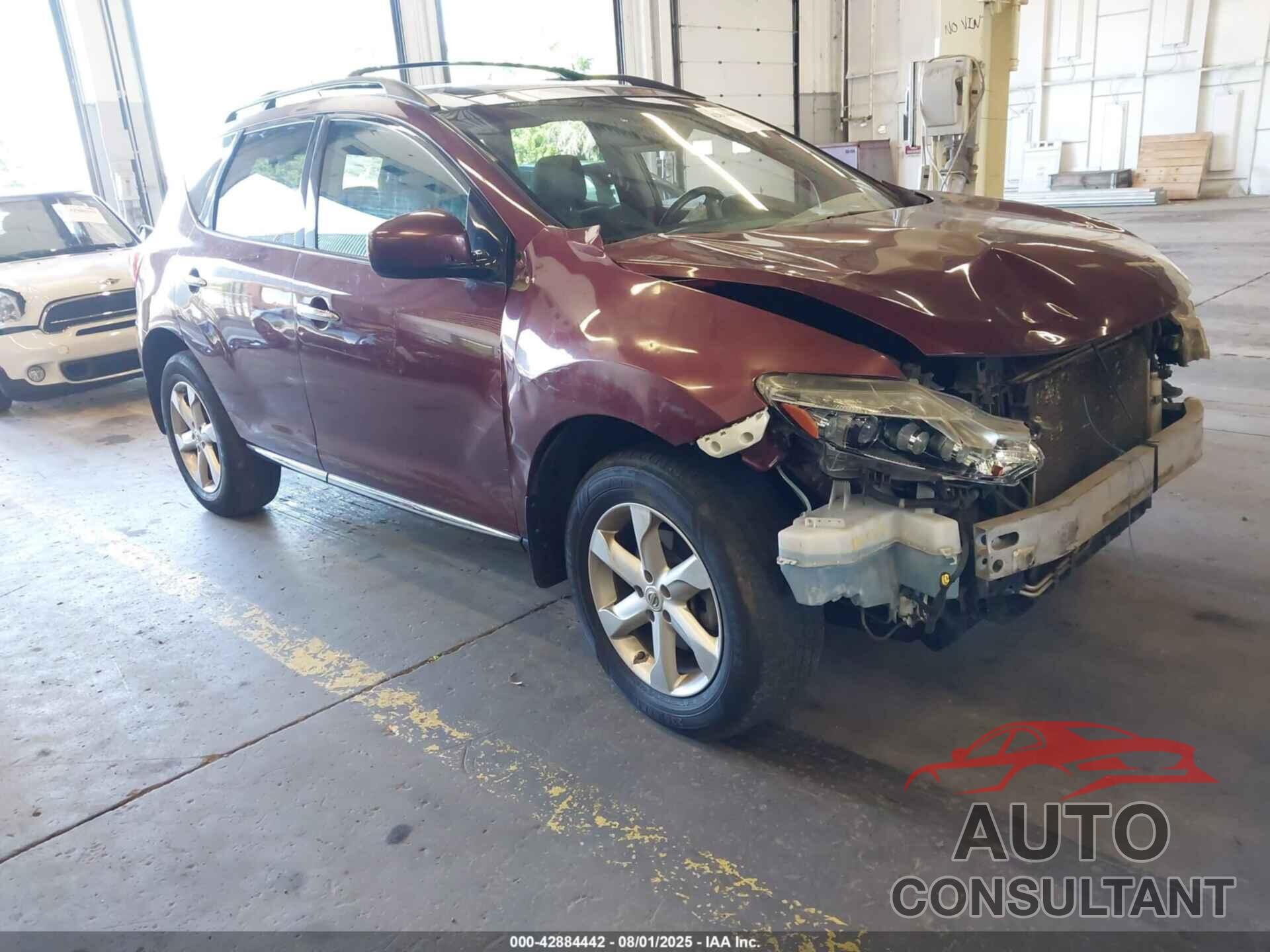 NISSAN MURANO 2009 - JN8AZ18W09W124194