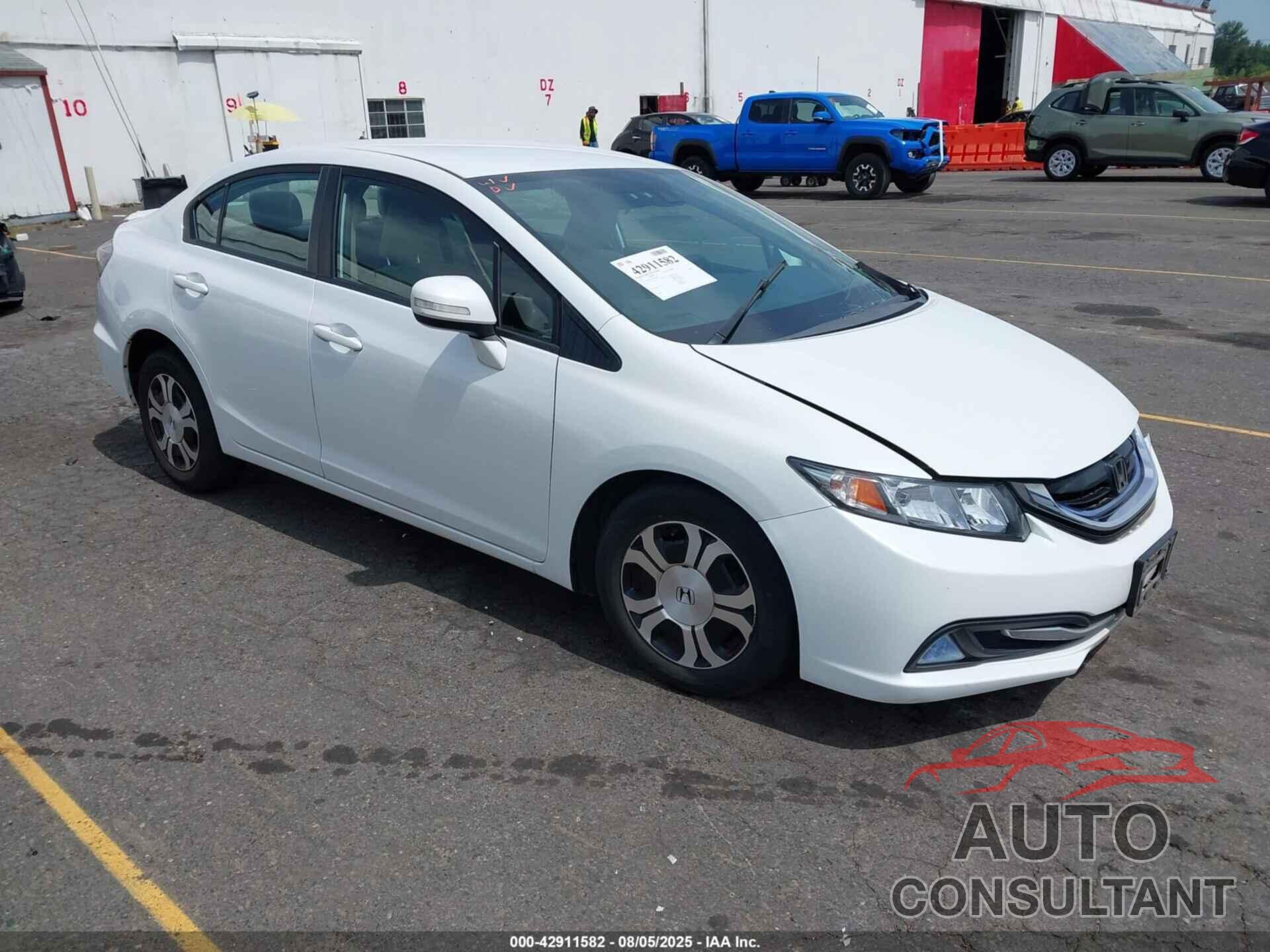 HONDA CIVIC HYBRID 2013 - 19XFB4F24DE201692