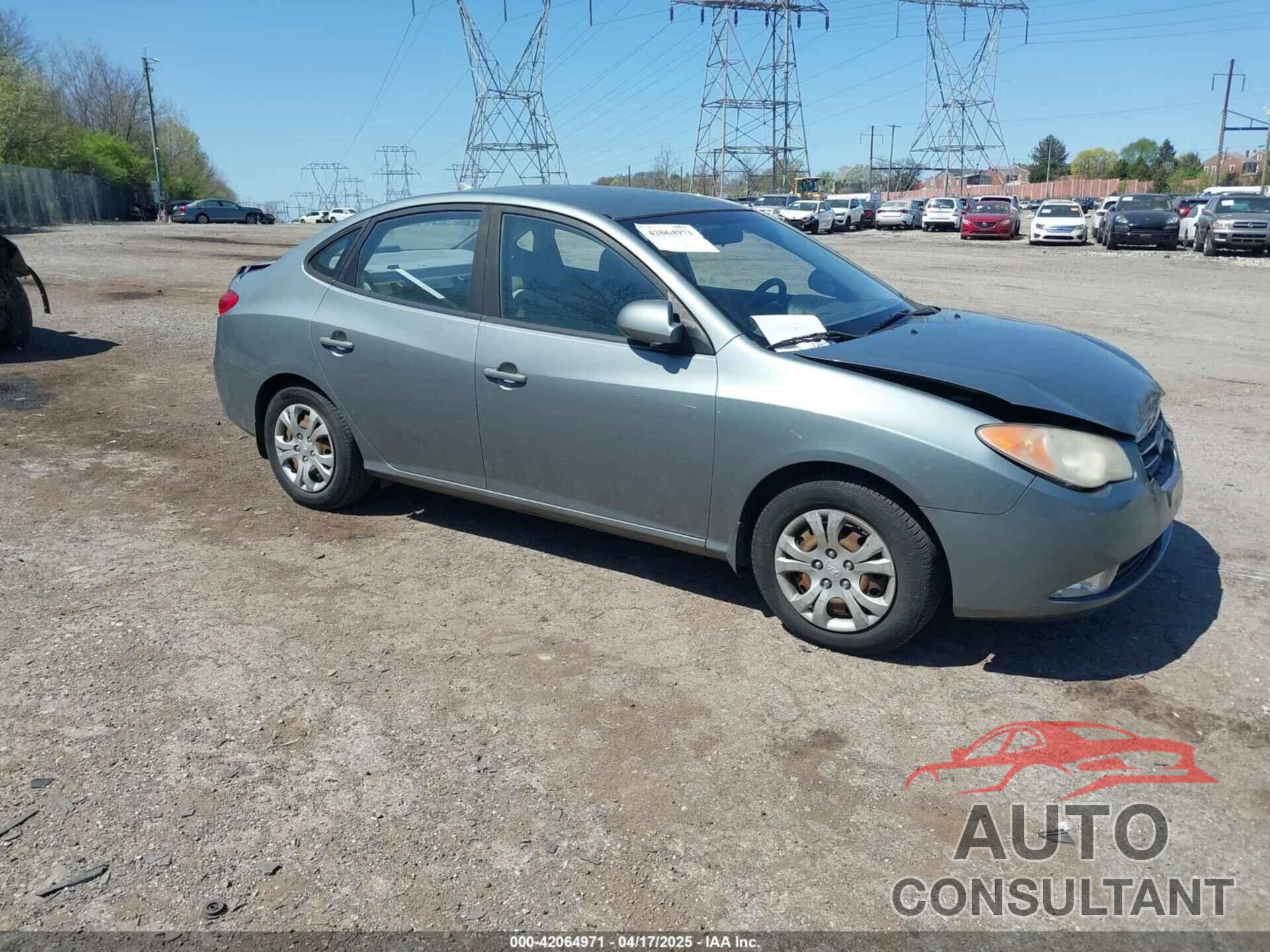HYUNDAI ELANTRA 2009 - KMHDU46D89U817578