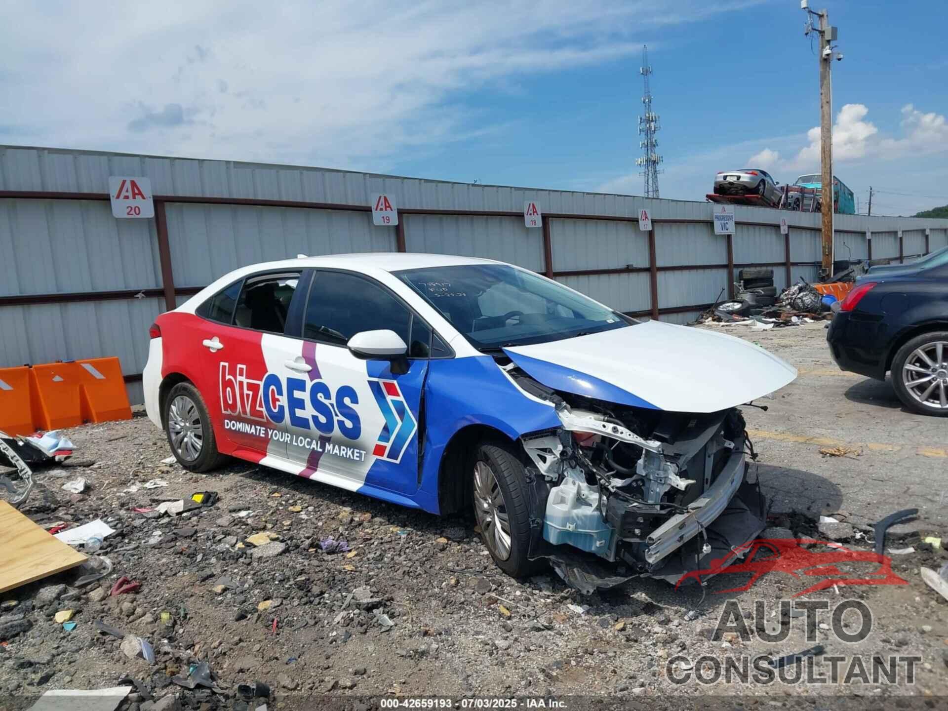 TOYOTA COROLLA 2020 - JTDEPRAEXLJ108057