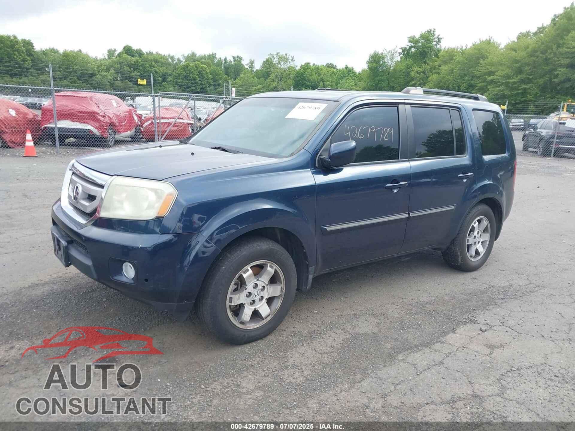 HONDA PILOT 2011 - 5FNYF4H96BB036629
