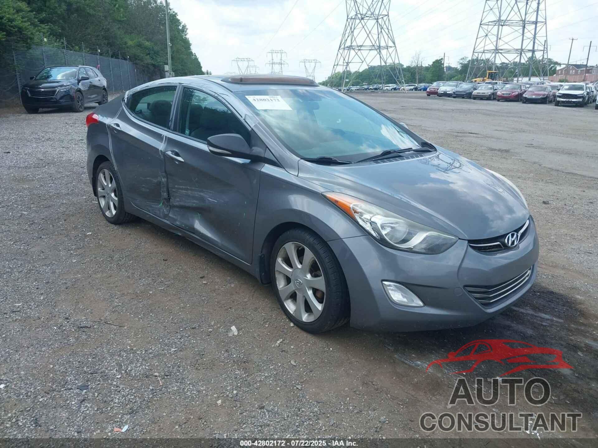 HYUNDAI ELANTRA 2013 - 5NPDH4AE1DH184160