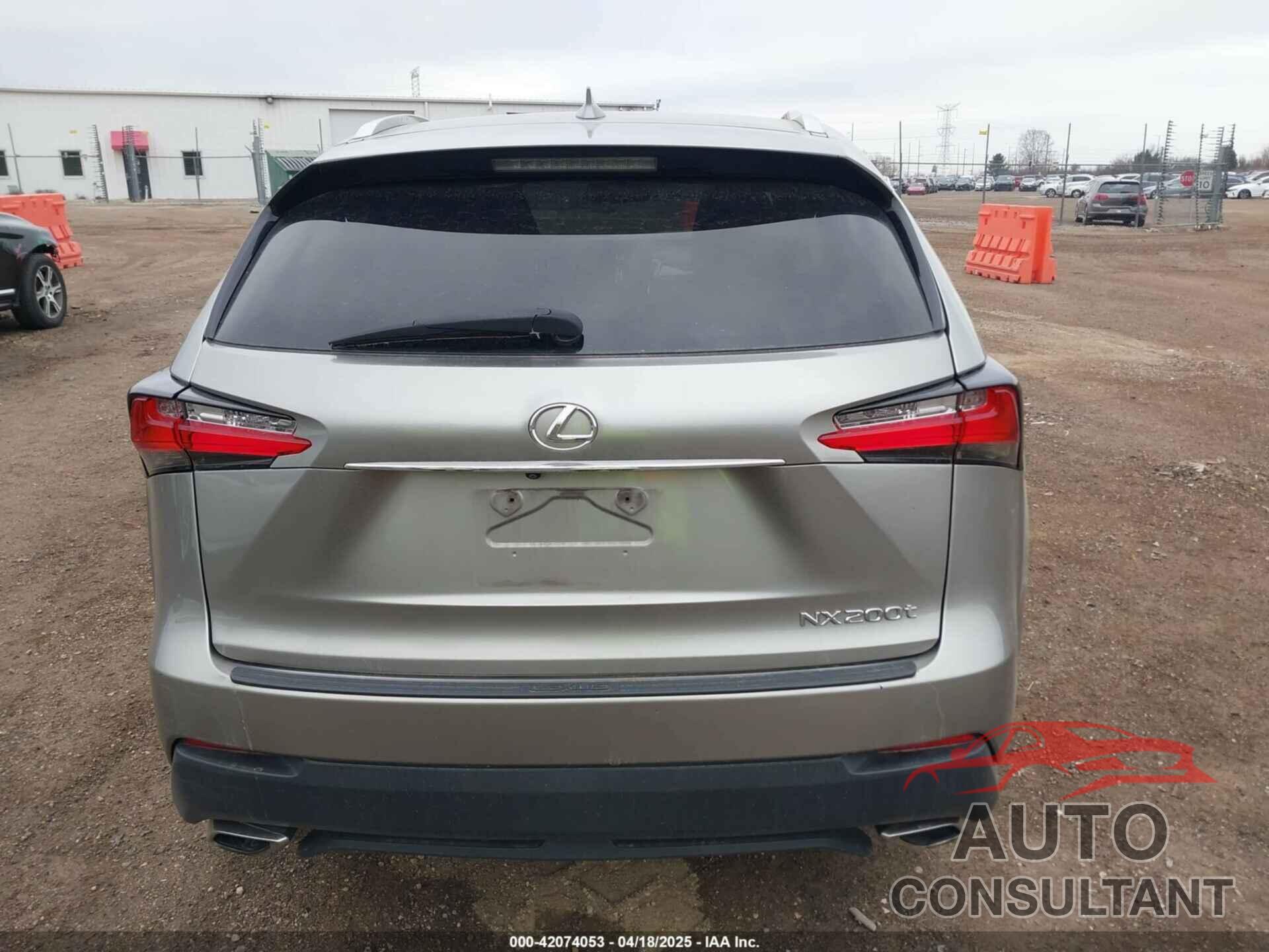LEXUS NX 200T 2016 - JTJYARBZ2G2039846