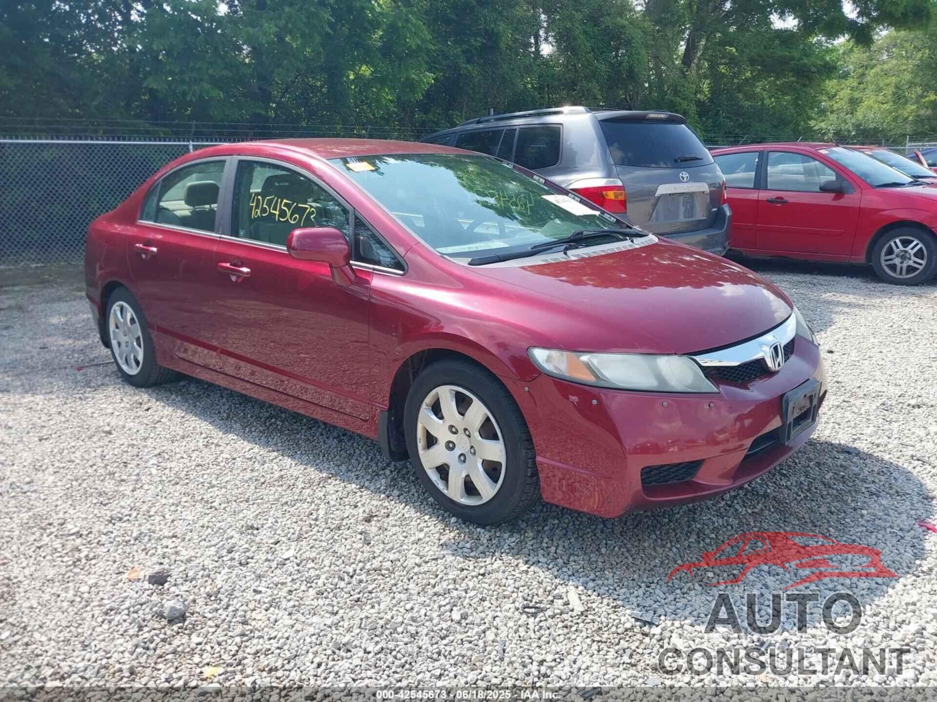 HONDA CIVIC 2009 - 19XFA16529E045588