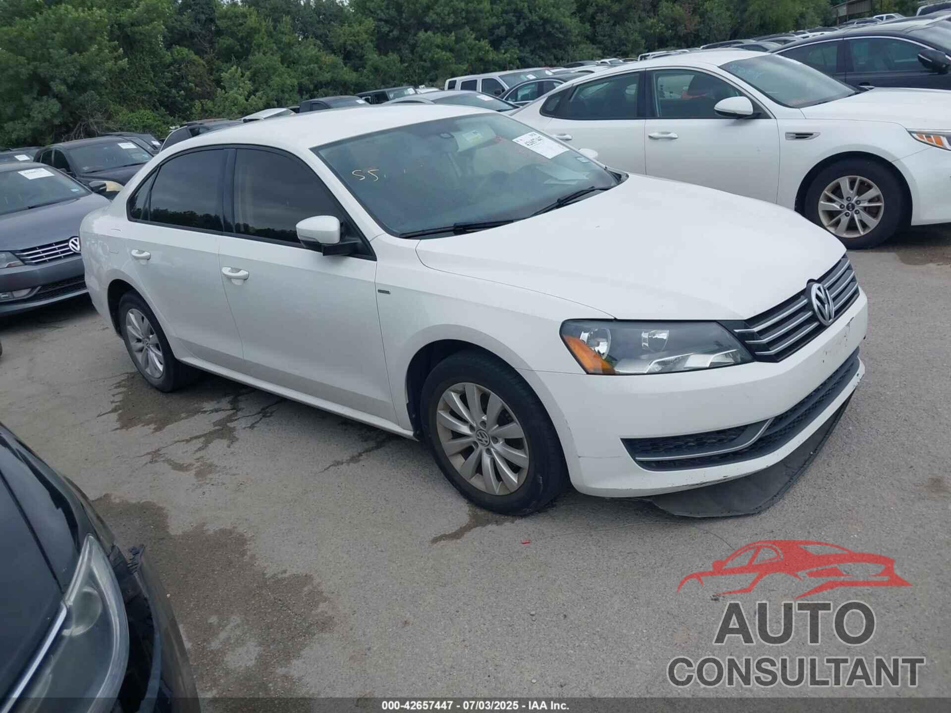 VOLKSWAGEN PASSAT 2014 - 1VWAT7A30EC114323