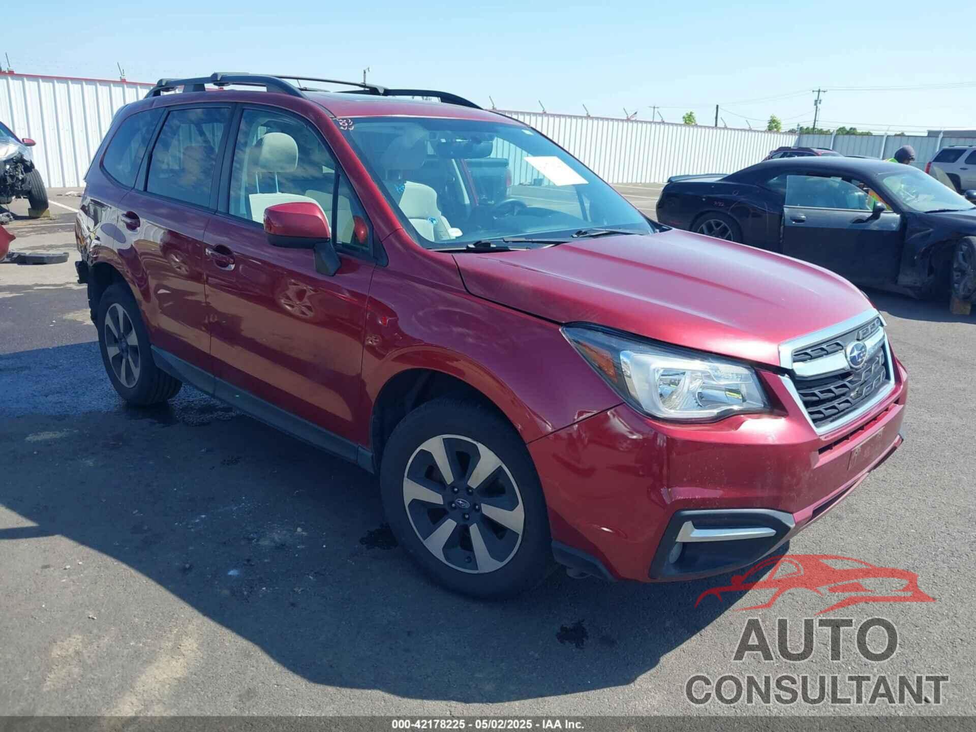 SUBARU FORESTER 2018 - JF2SJAGCXJH505995