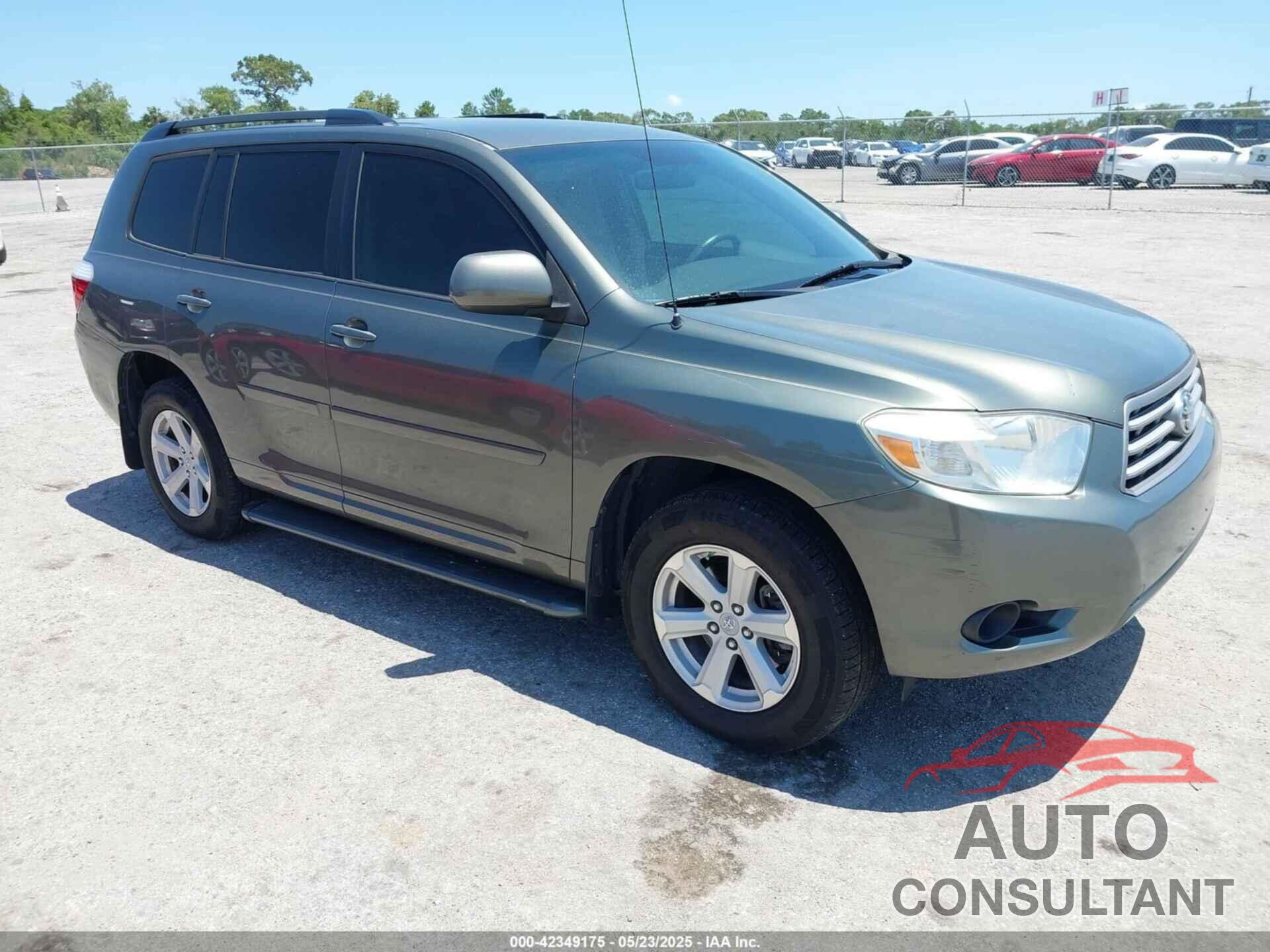 TOYOTA HIGHLANDER 2010 - 5TDZA3EH8AS004235