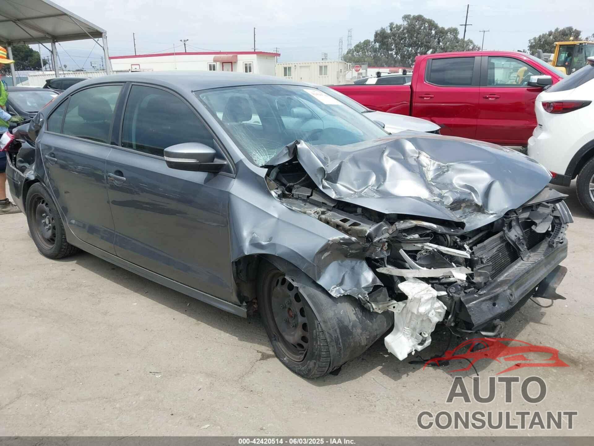 VOLKSWAGEN JETTA 2012 - 3VWDP7AJ0CM025153