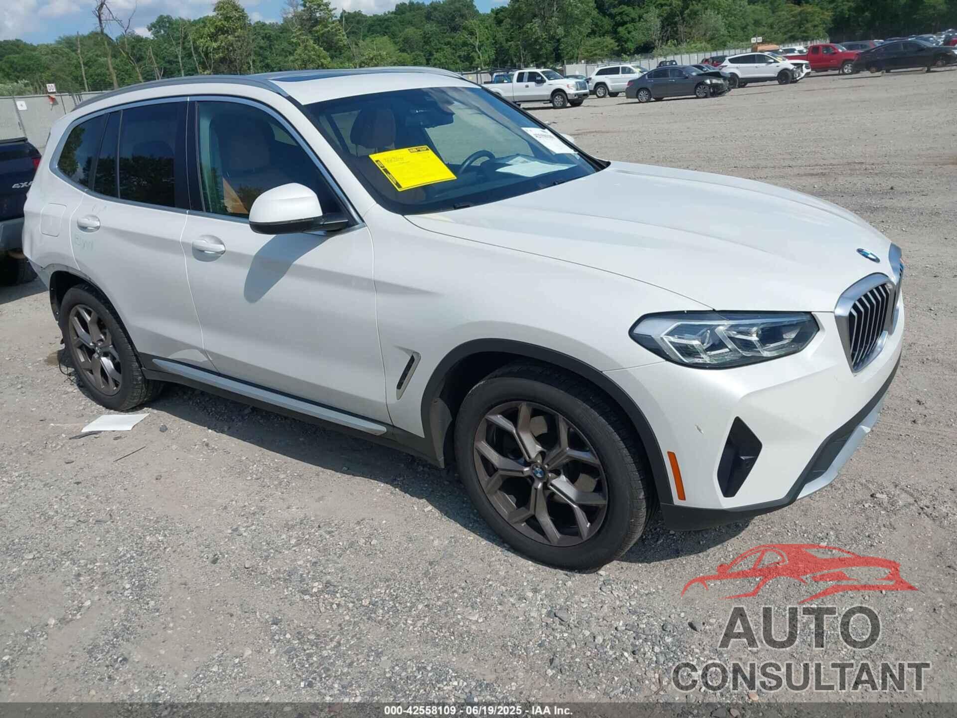 BMW X3 2022 - 5UX53DP09N9H43593