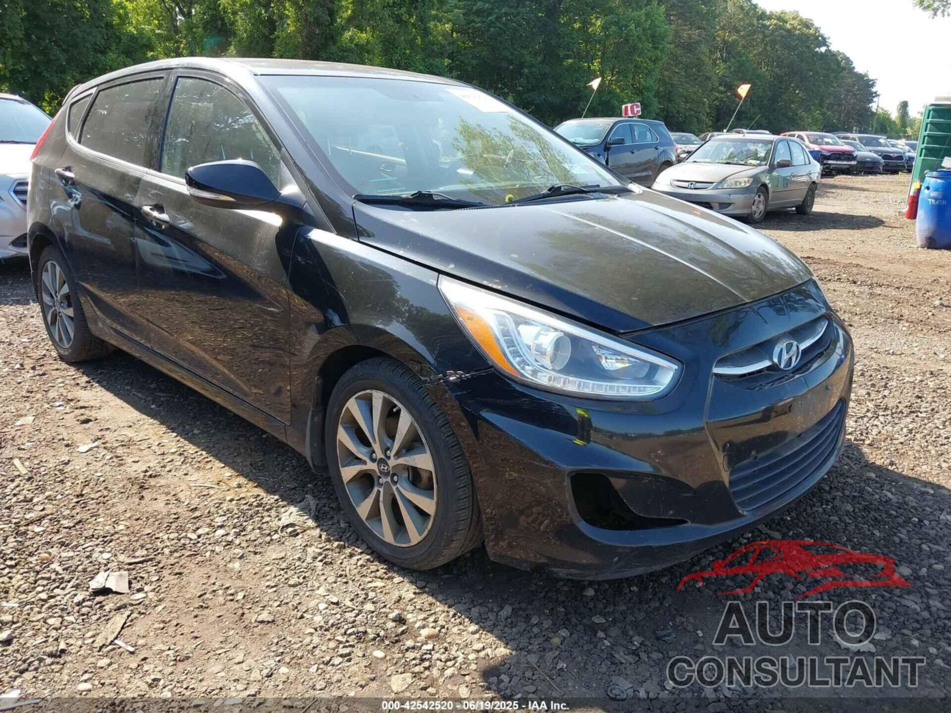 HYUNDAI ACCENT 2015 - KMHCU5AE7FU200542