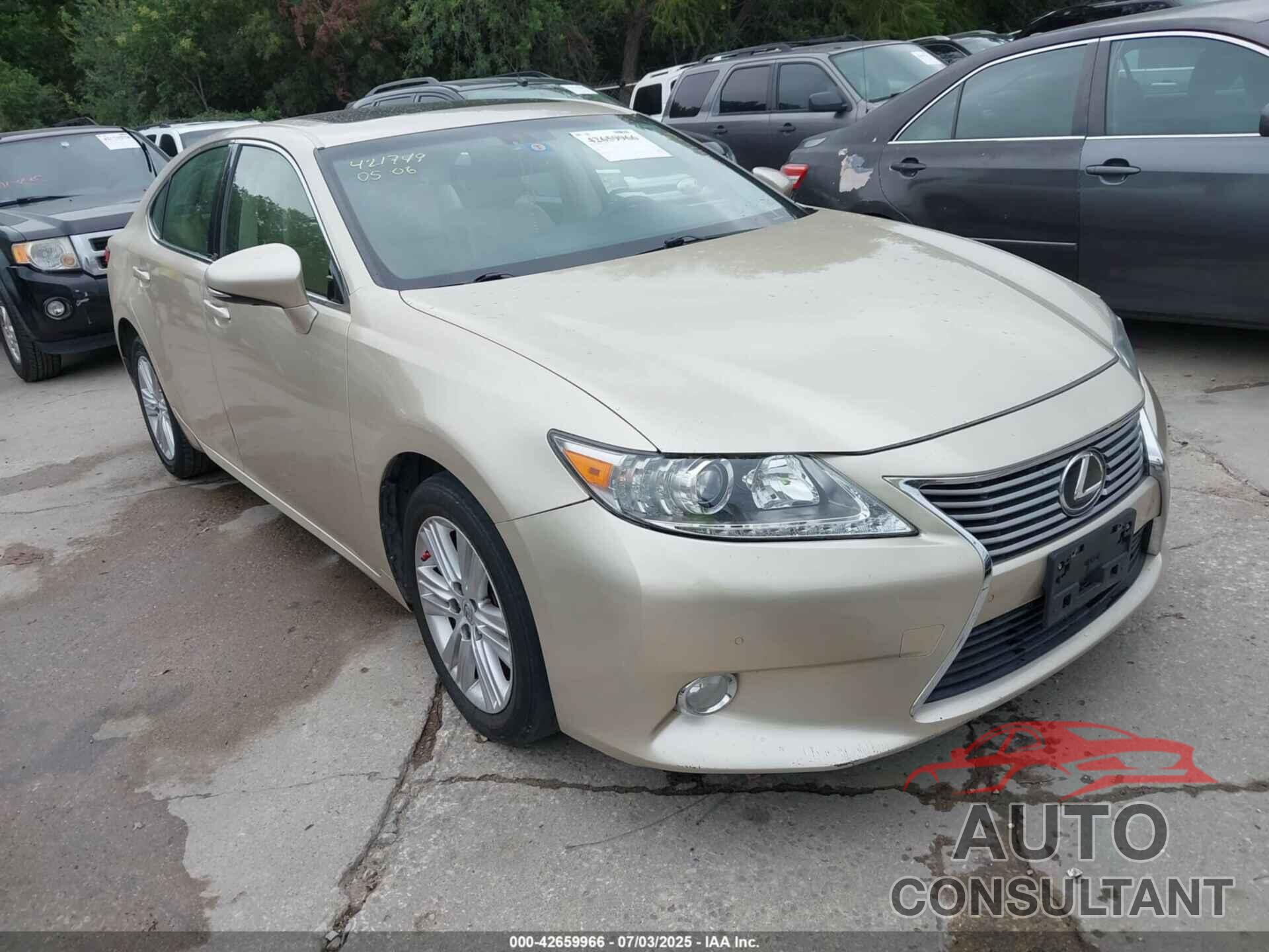 LEXUS ES 350 2013 - JTHBK1GGXD2074367