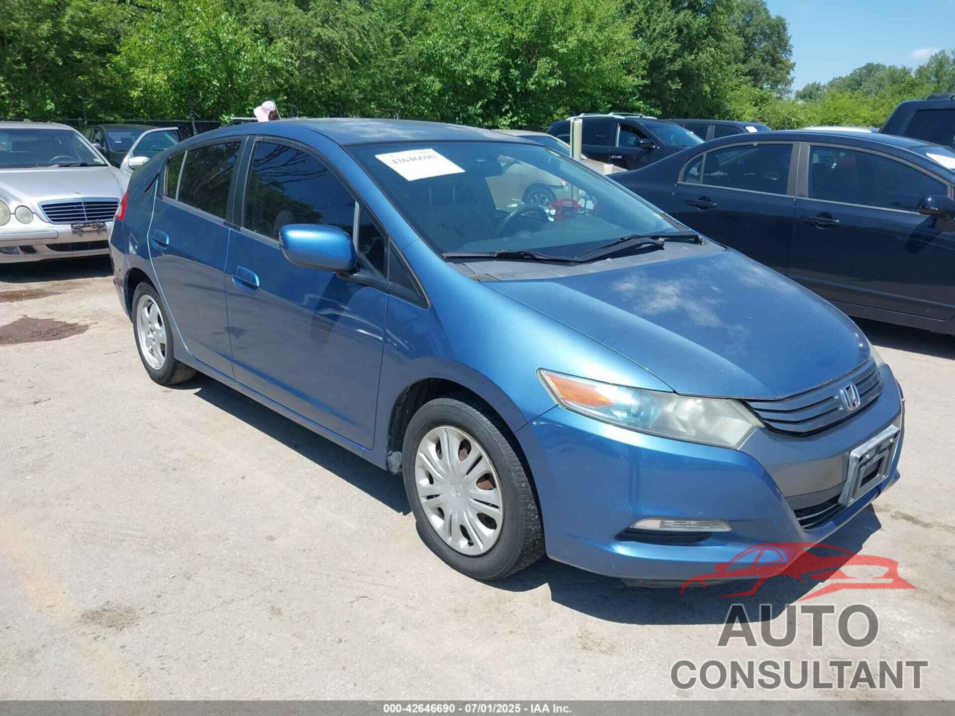 HONDA INSIGHT 2010 - JHMZE2H56AS013649