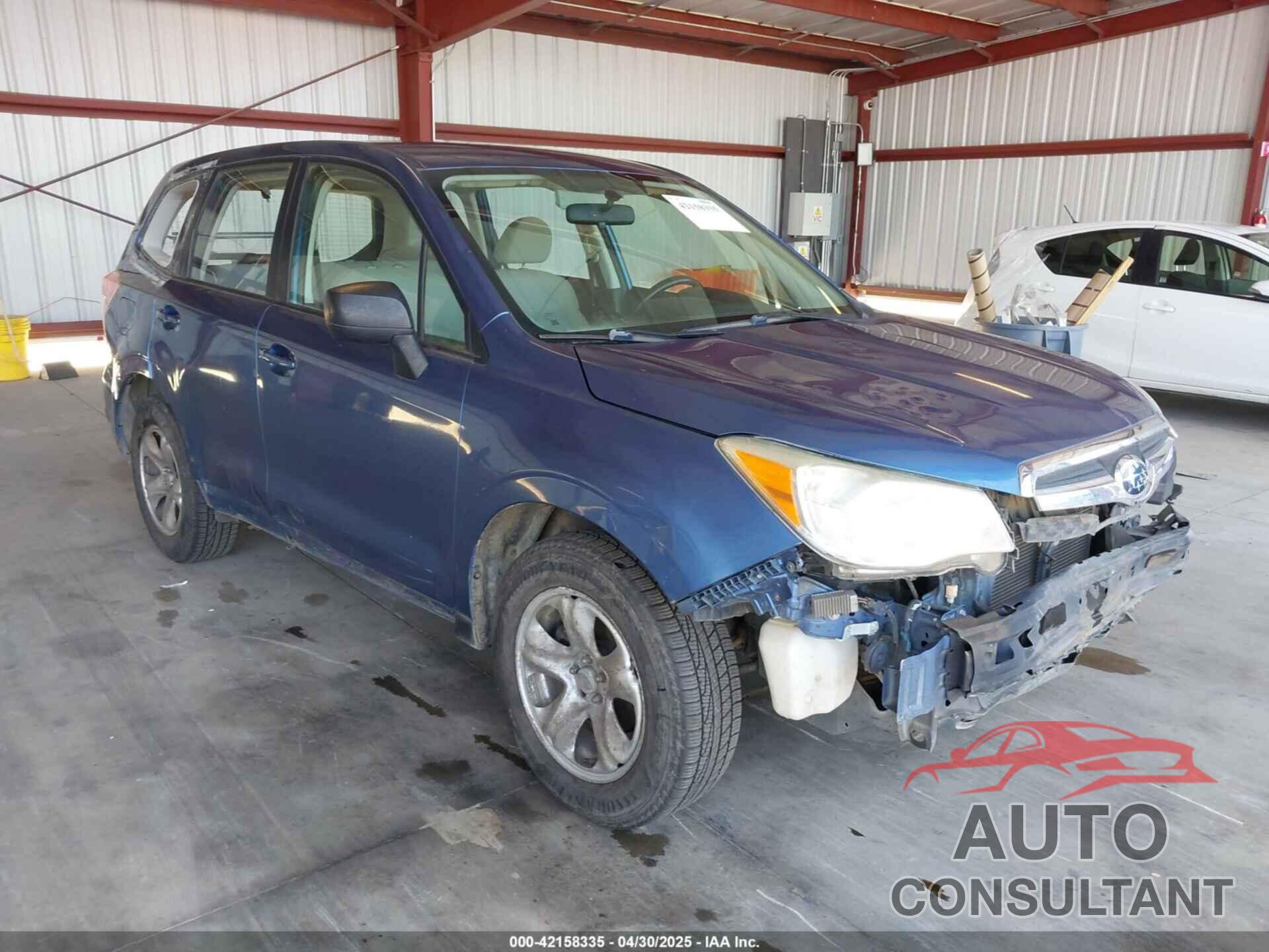 SUBARU FORESTER 2016 - JF2SJAAC6GG452607