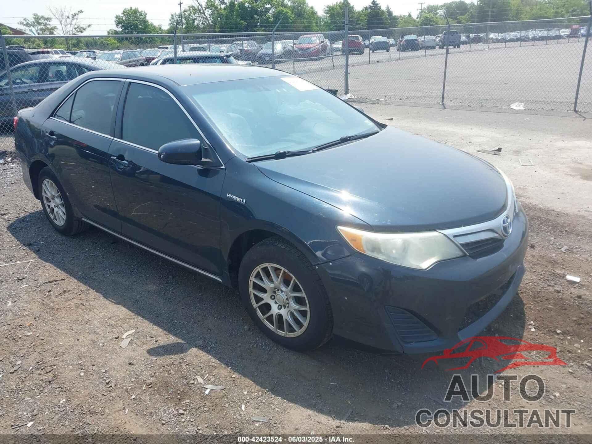 TOYOTA CAMRY HYBRID 2013 - 4T1BD1FK9DU092389