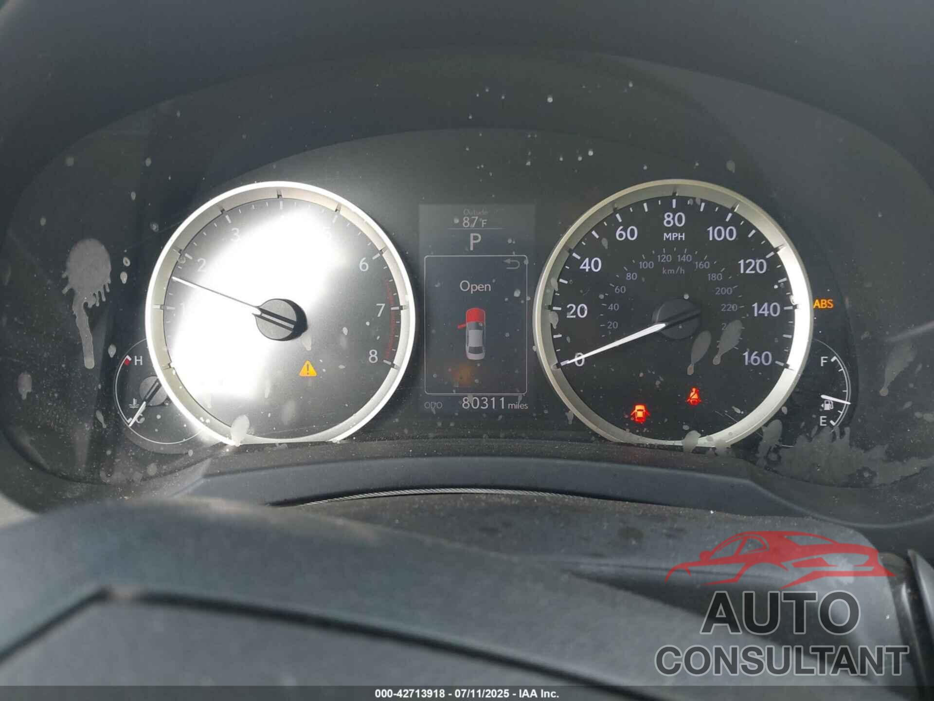 LEXUS IS 250 2015 - JTHBF1D23F5073284