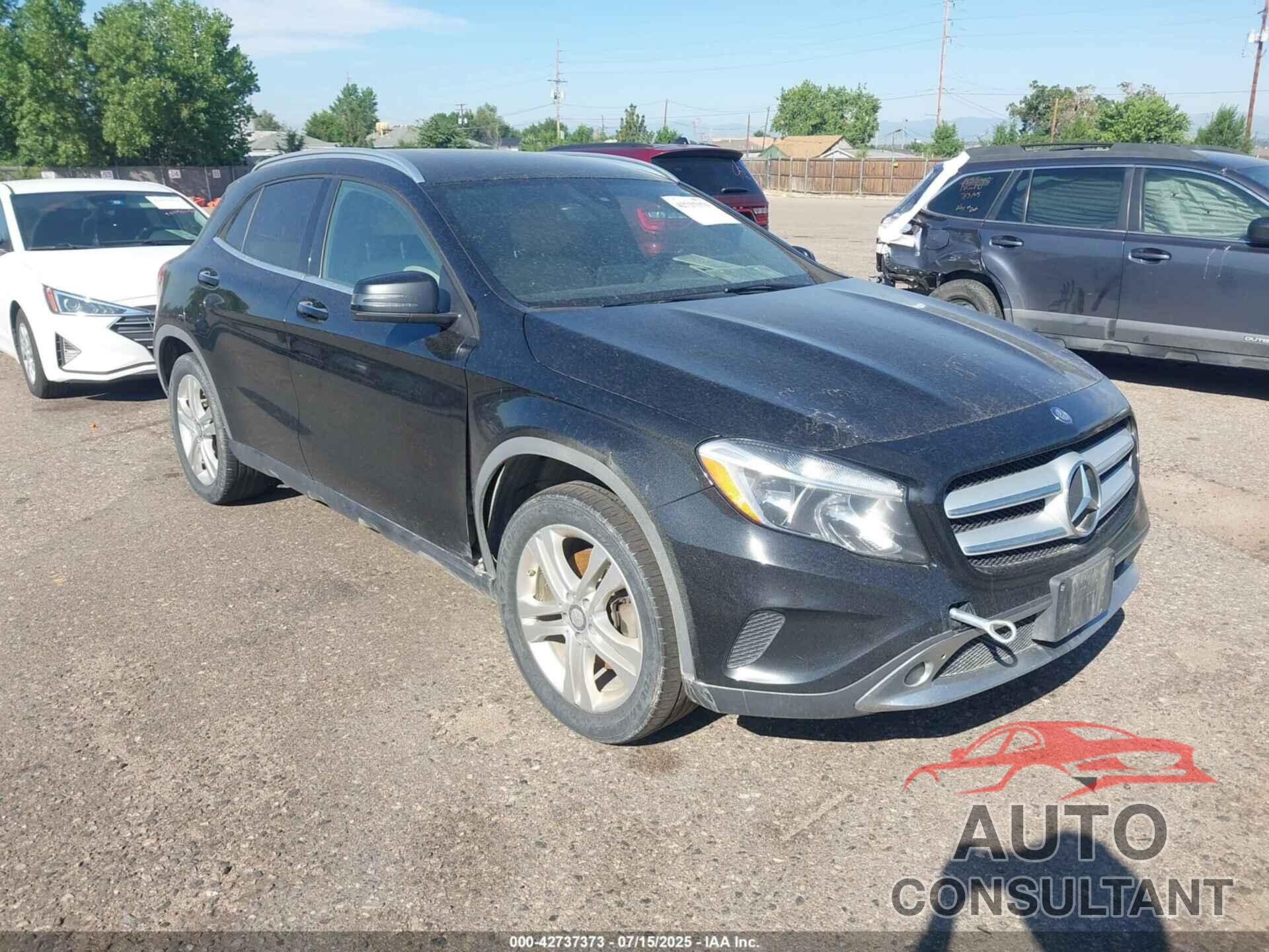 MERCEDES-BENZ GLA 250 2017 - WDCTG4GB3HJ353436