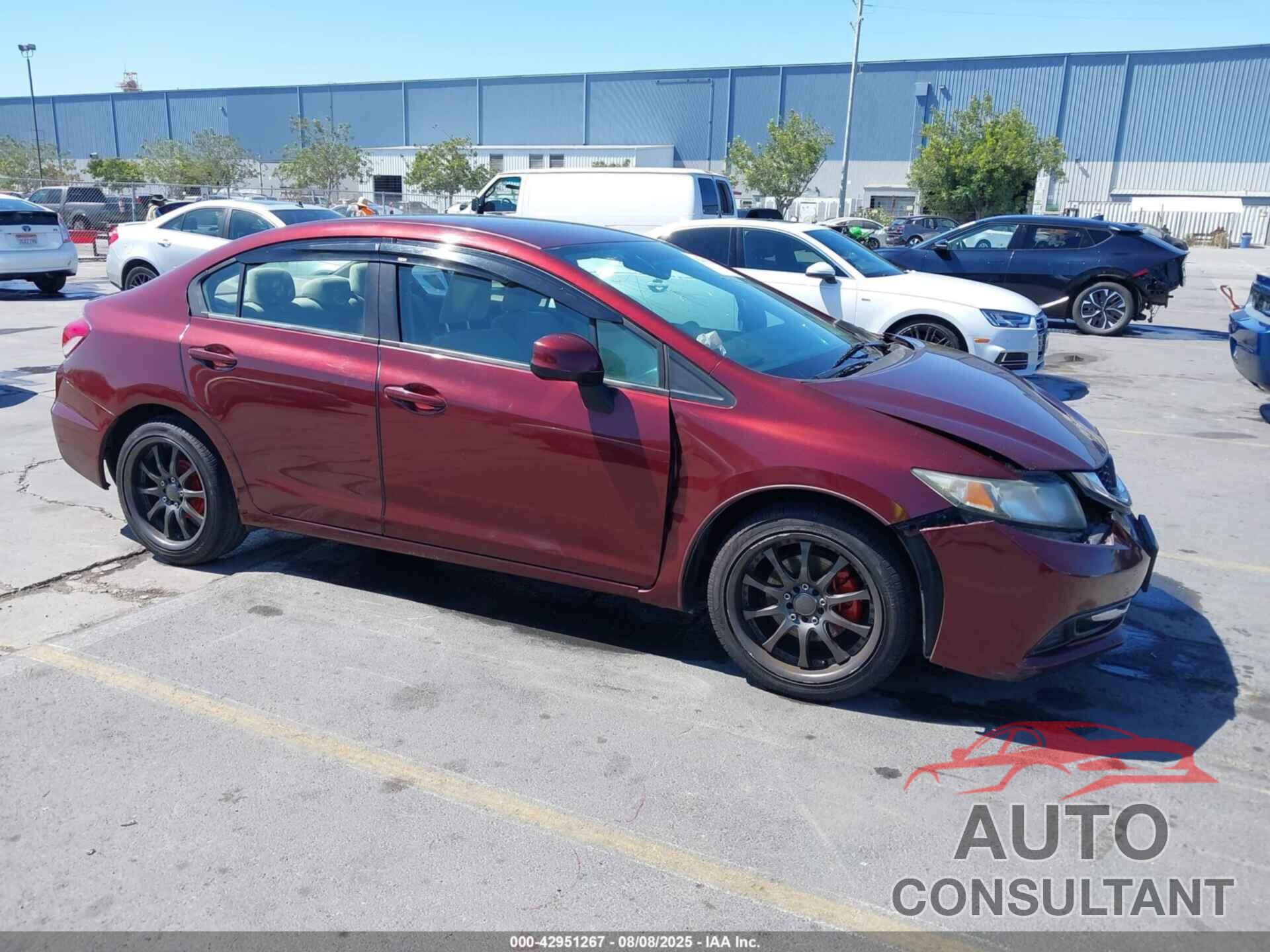 HONDA CIVIC 2013 - 19XFB2F58DE205579