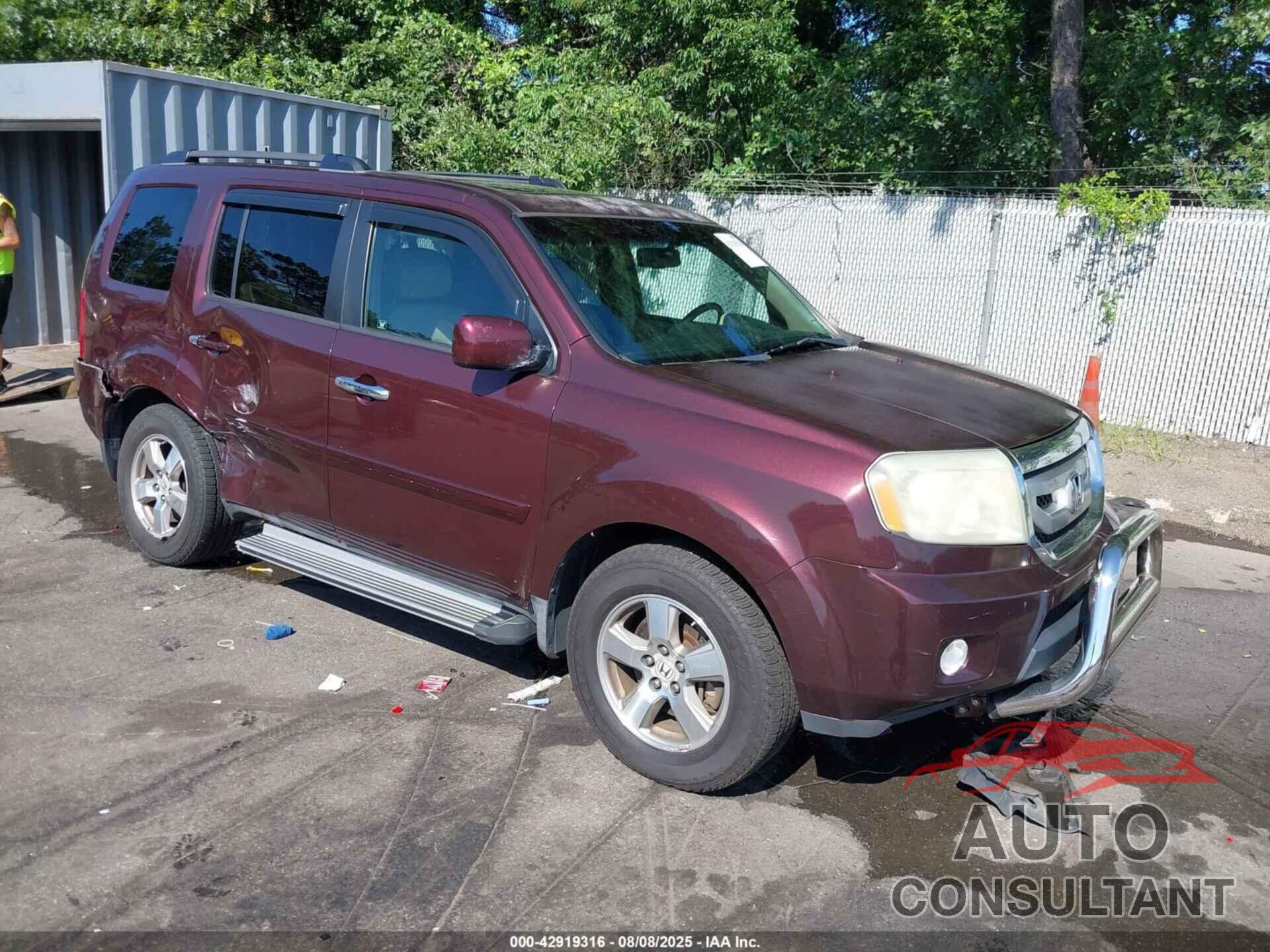 HONDA PILOT 2009 - 5FNYF48549B016211