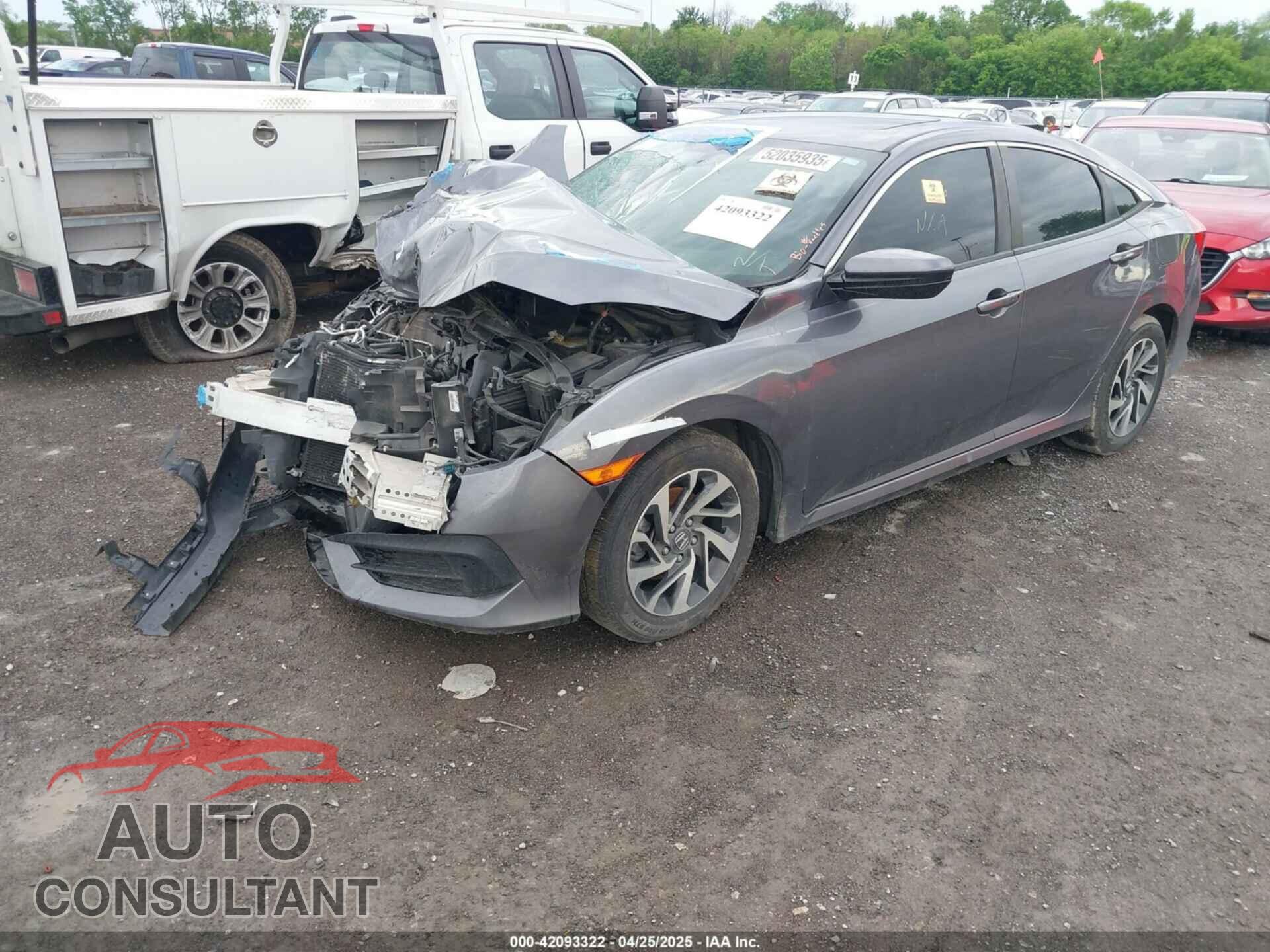 HONDA CIVIC 2017 - 19XFC2F77HE082586