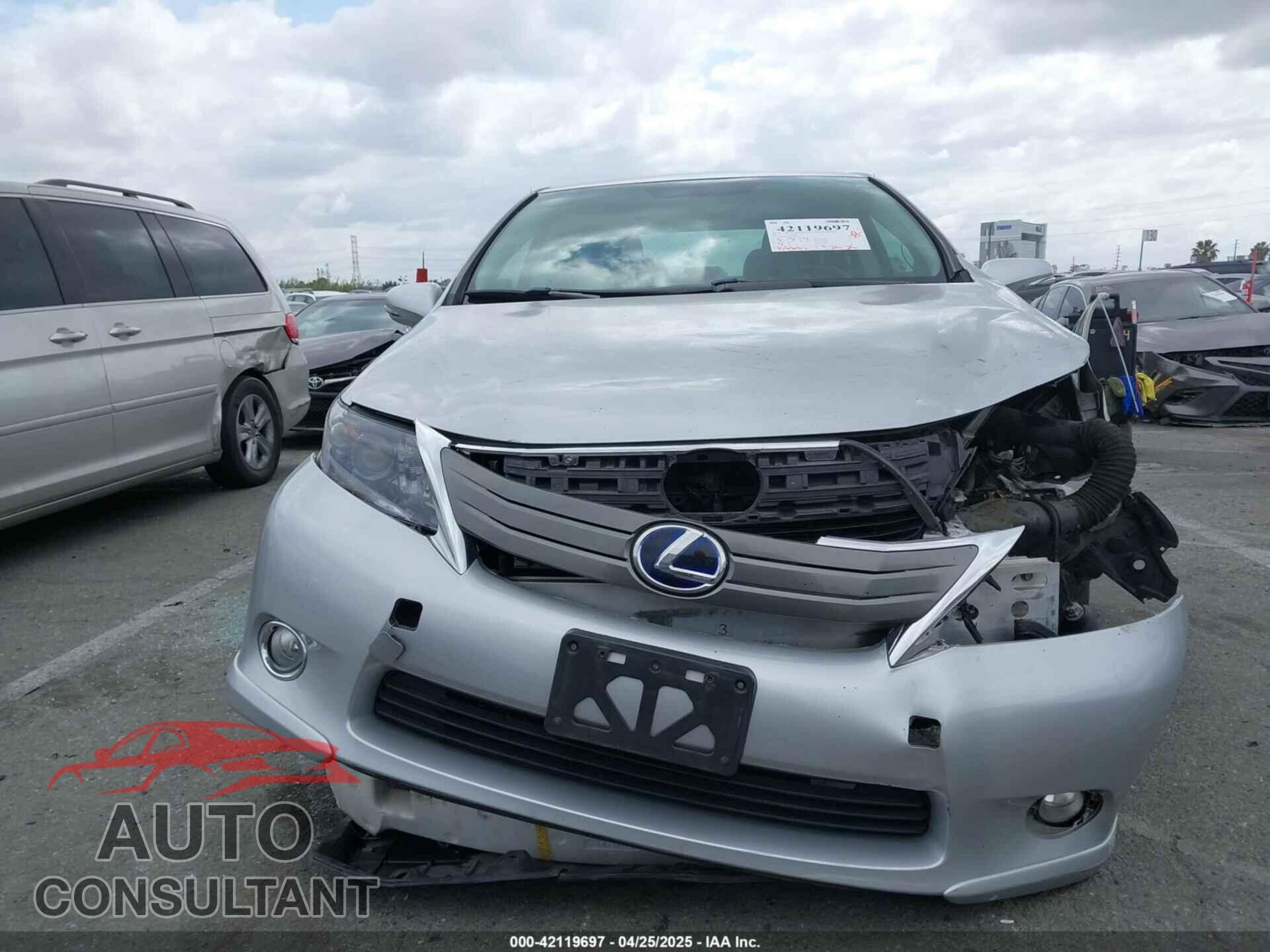 LEXUS HS 250H 2010 - JTHBB1BA9A2017446