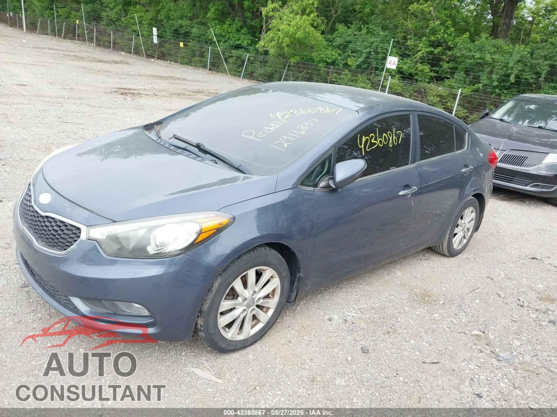 KIA FORTE 2014 - KNAFX4A84E5054880
