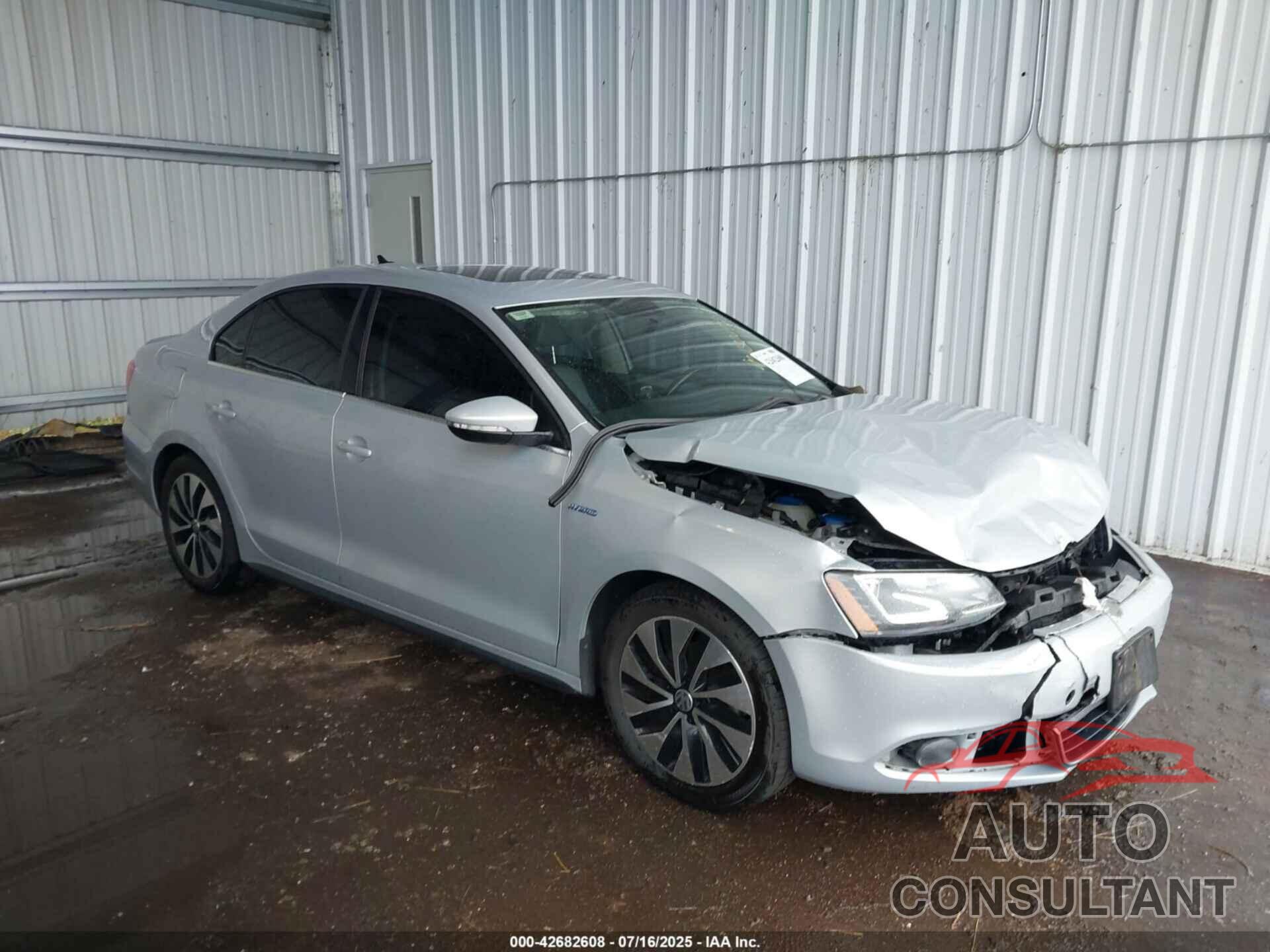 VOLKSWAGEN JETTA HYBRID 2013 - 3VW637AJXDM231201