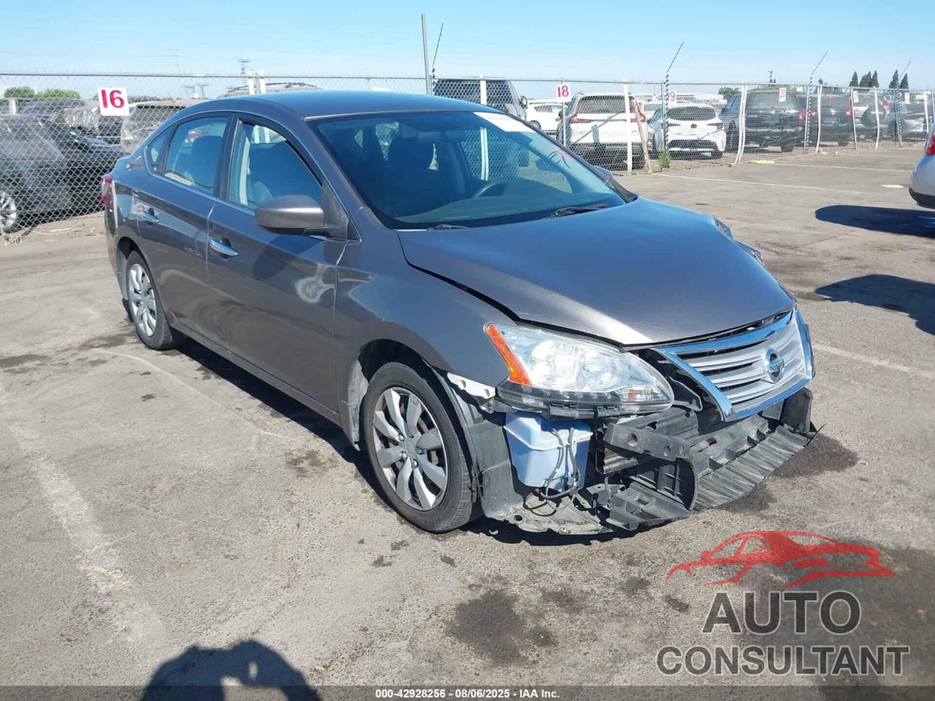 NISSAN SENTRA 2015 - 3N1AB7AP9FL668400