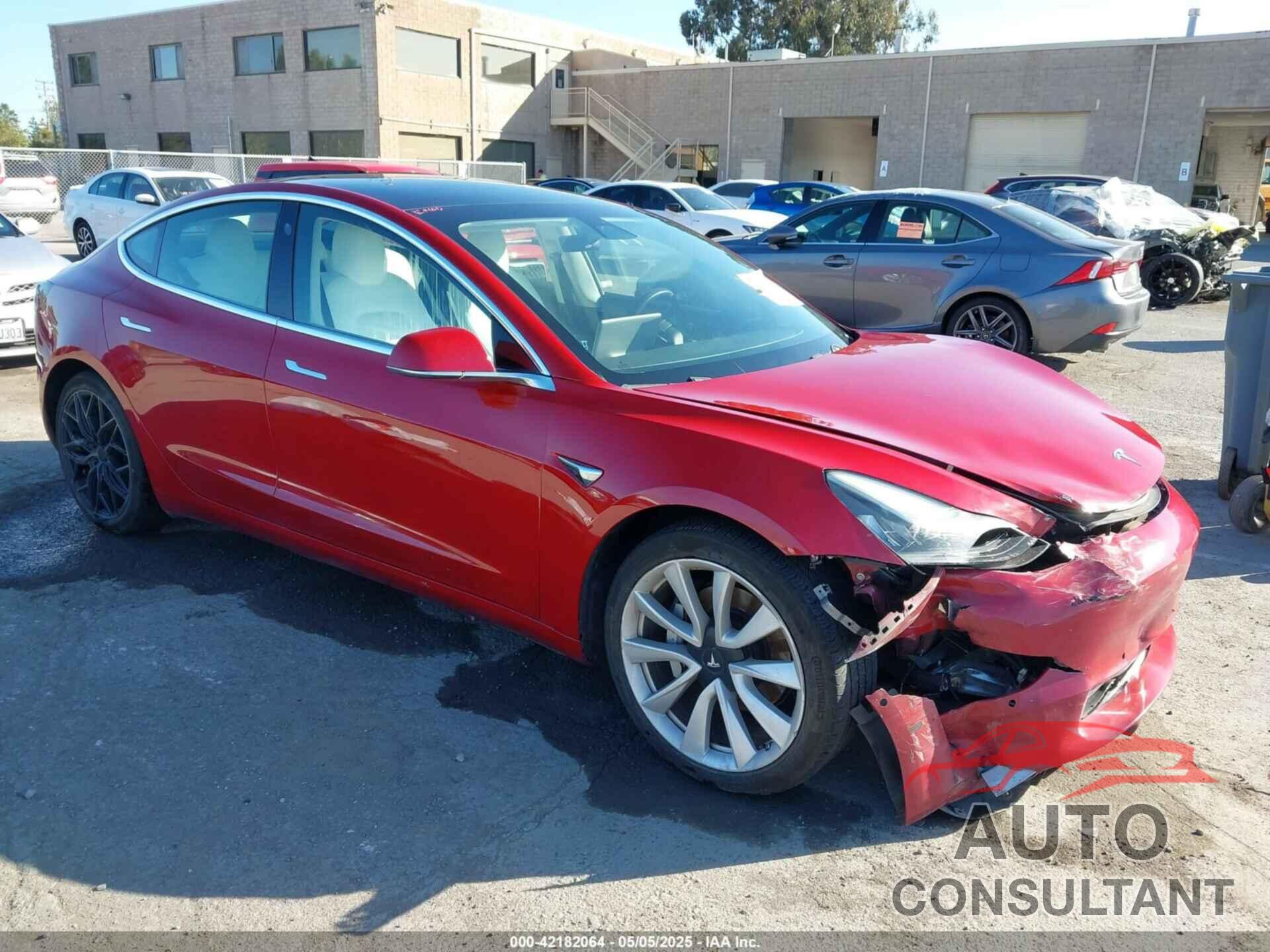 TESLA MODEL 3 2019 - 5YJ3E1EB9KF421797