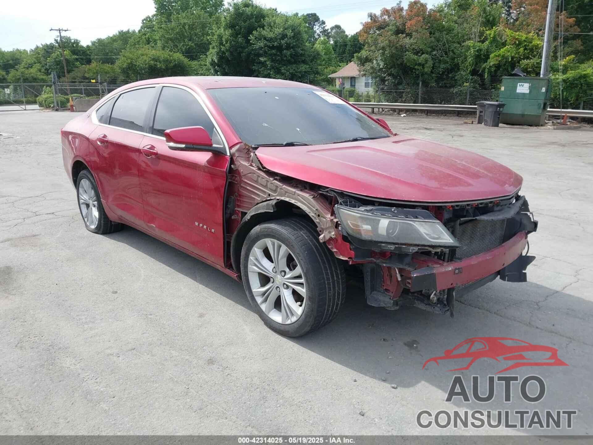 CHEVROLET IMPALA 2014 - 1G1125S36EU115004