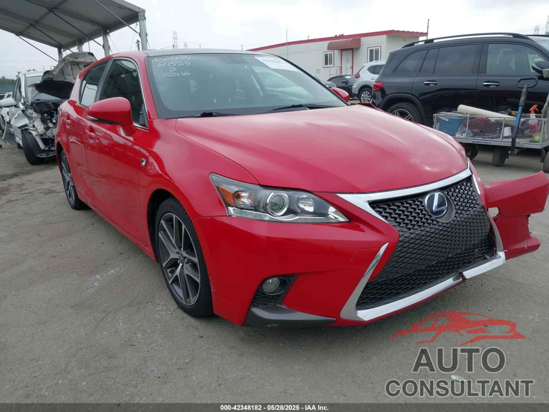 LEXUS CT 200H 2016 - JTHKD5BH4G2270620