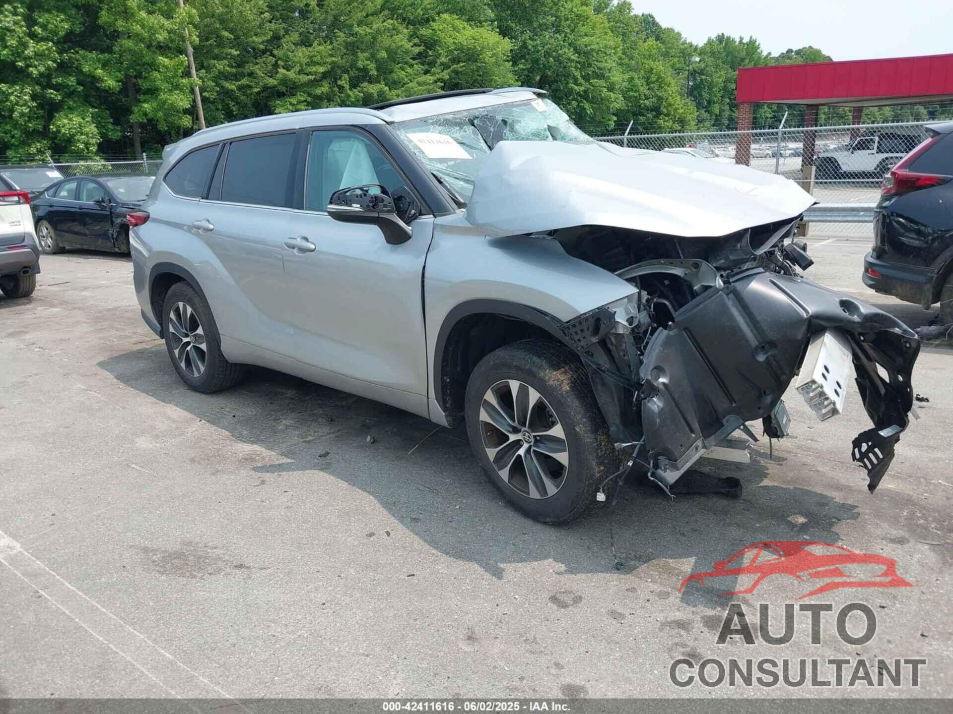 TOYOTA HIGHLANDER 2020 - 5TDGZRAH1LS011247