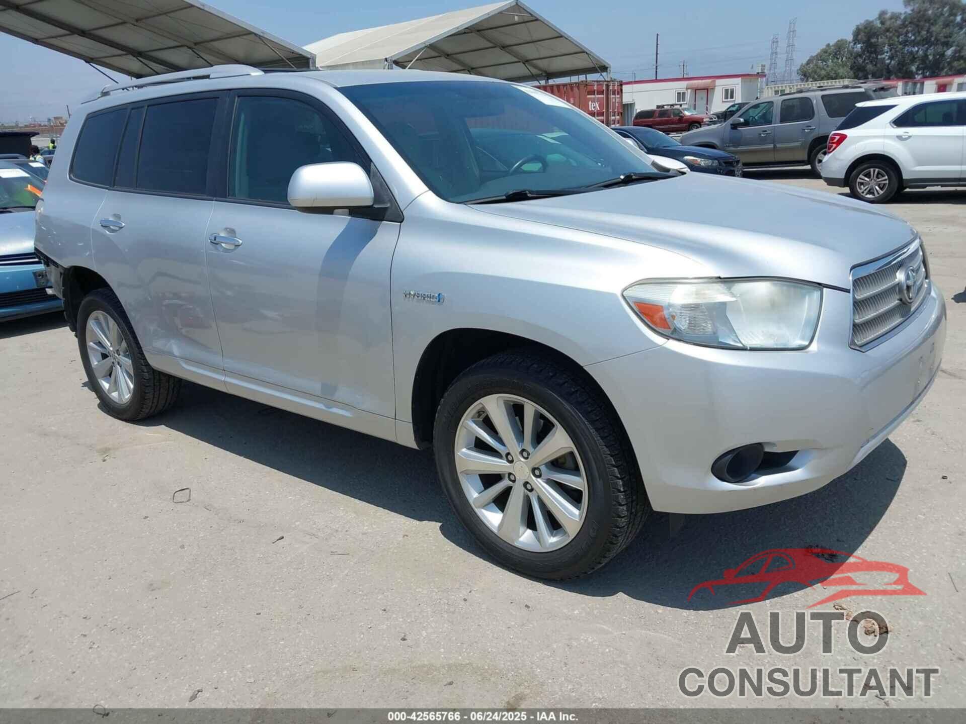 TOYOTA HIGHLANDER HYBRID 2010 - JTEBW3EH9A2043583