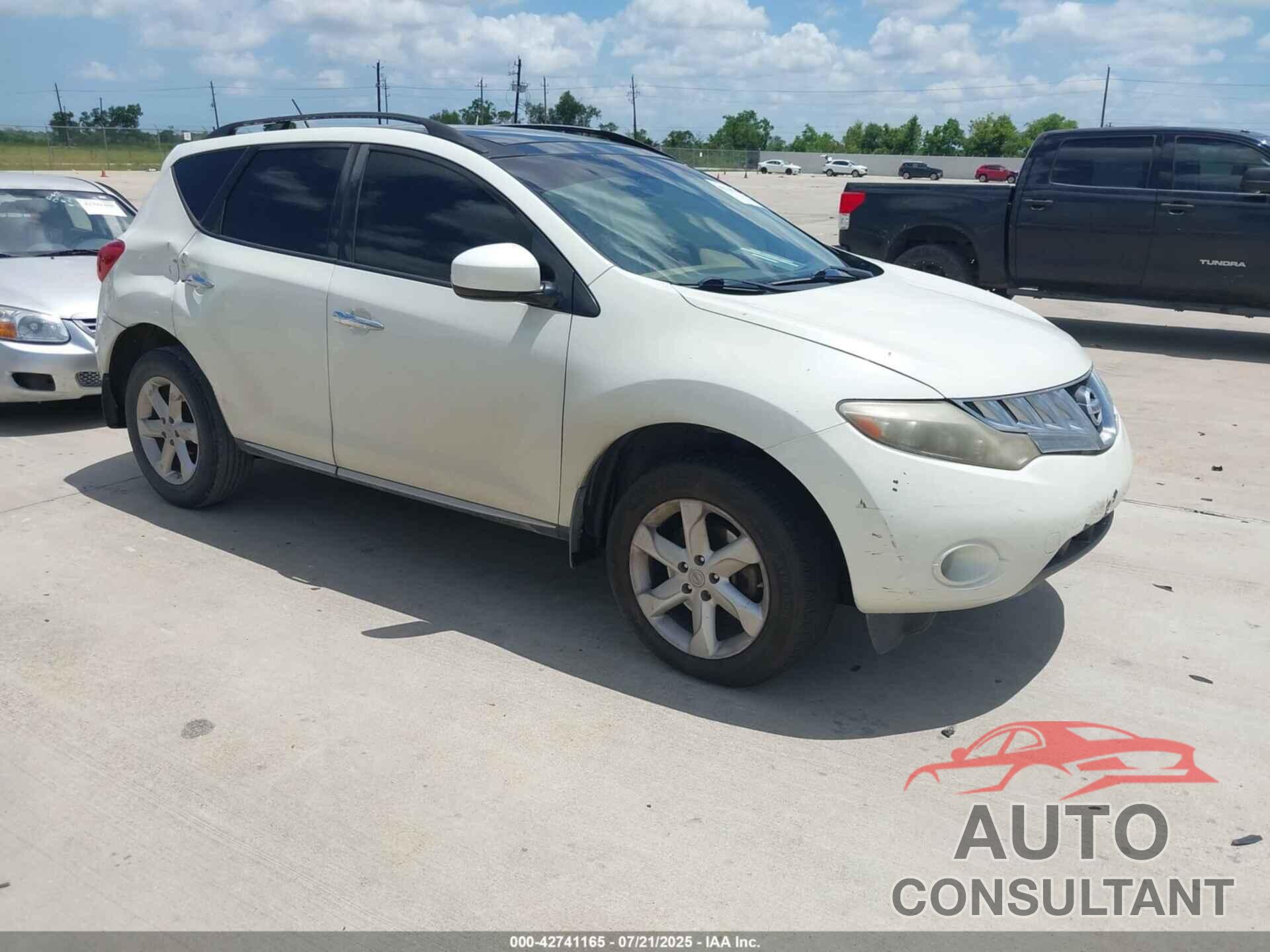 NISSAN MURANO 2010 - JN8AZ1MU1AW016739