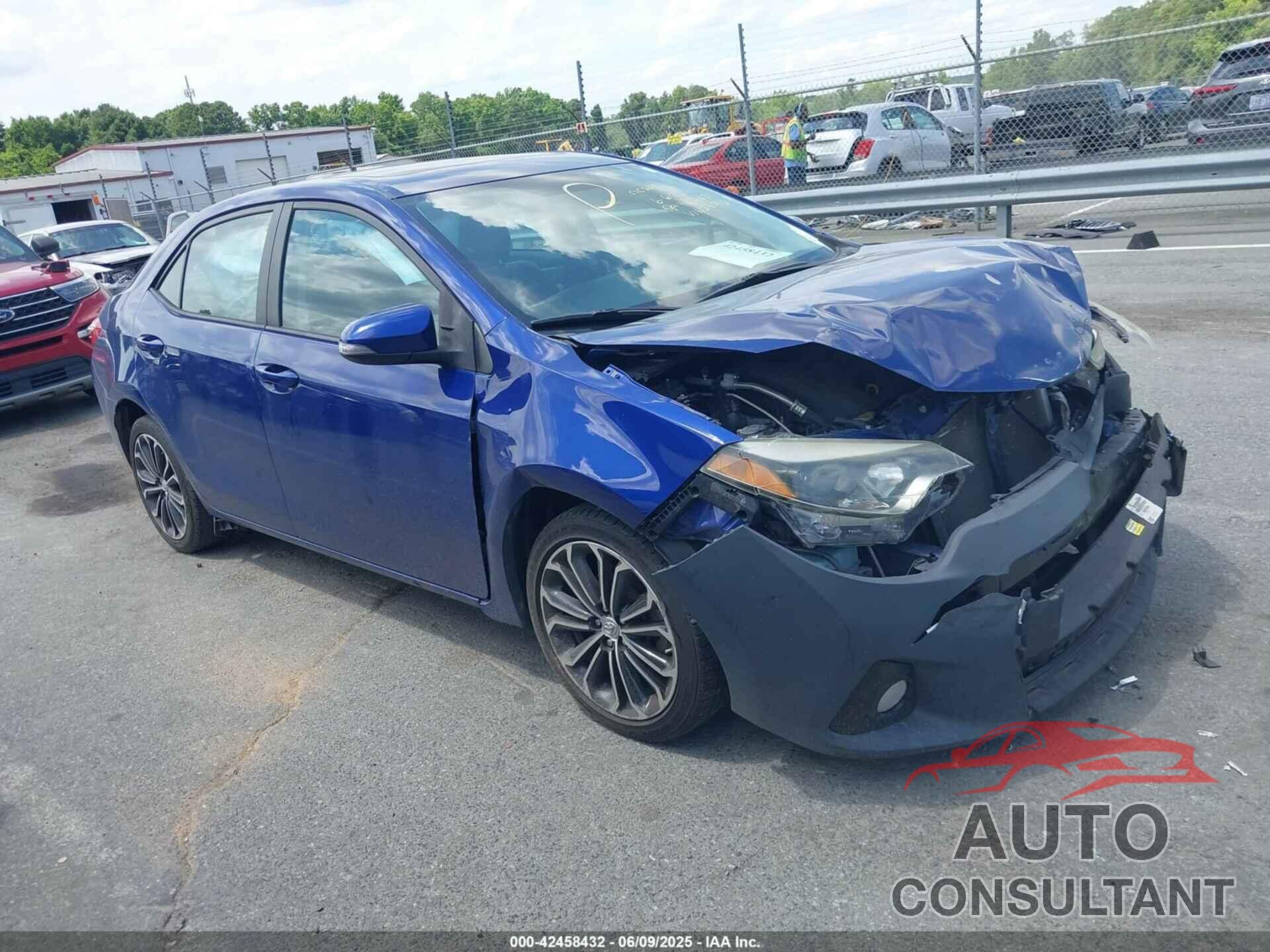 TOYOTA COROLLA 2015 - 2T1BURHE5FC290431