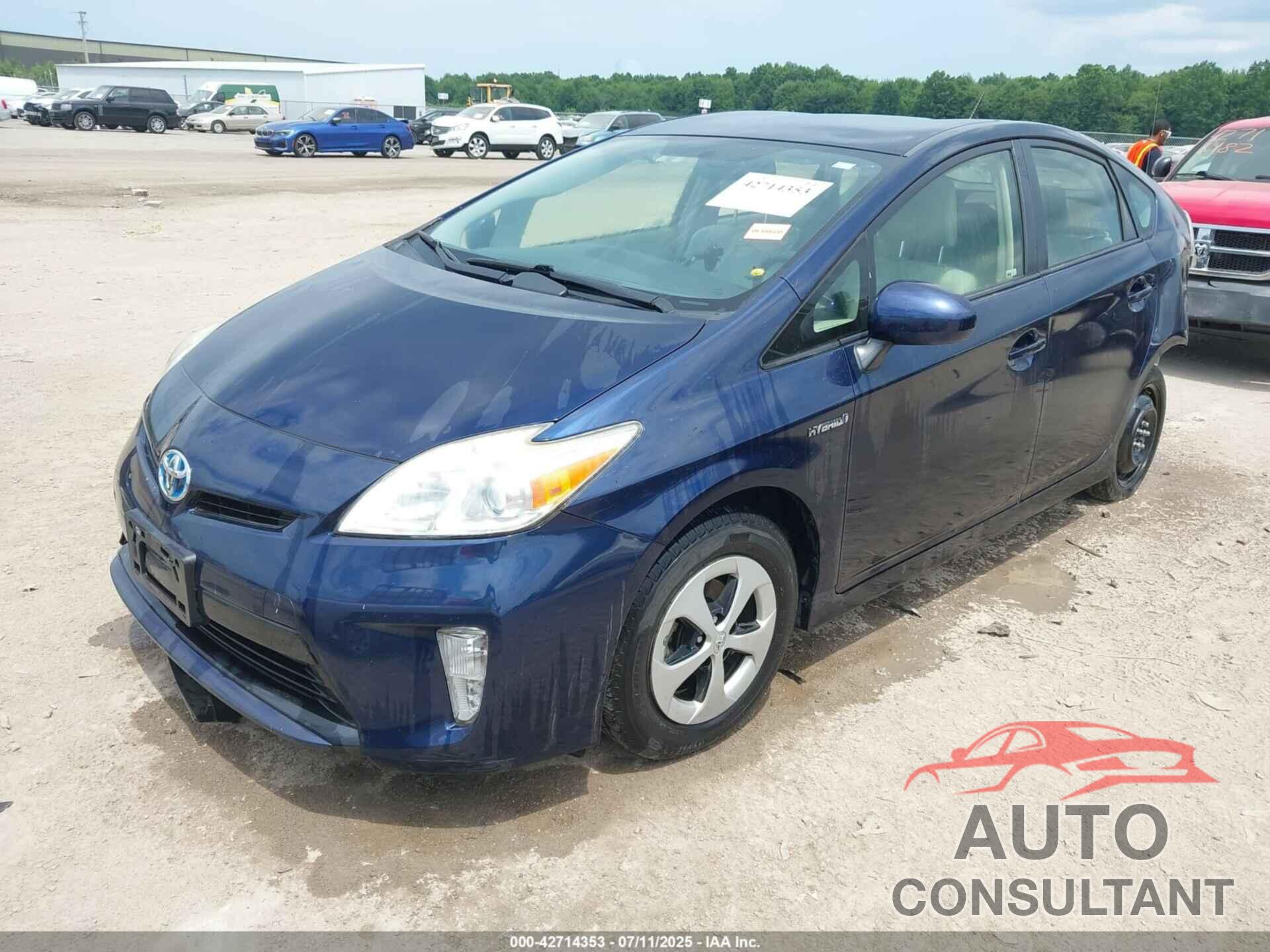TOYOTA PRIUS 2013 - JTDKN3DU5D1676887