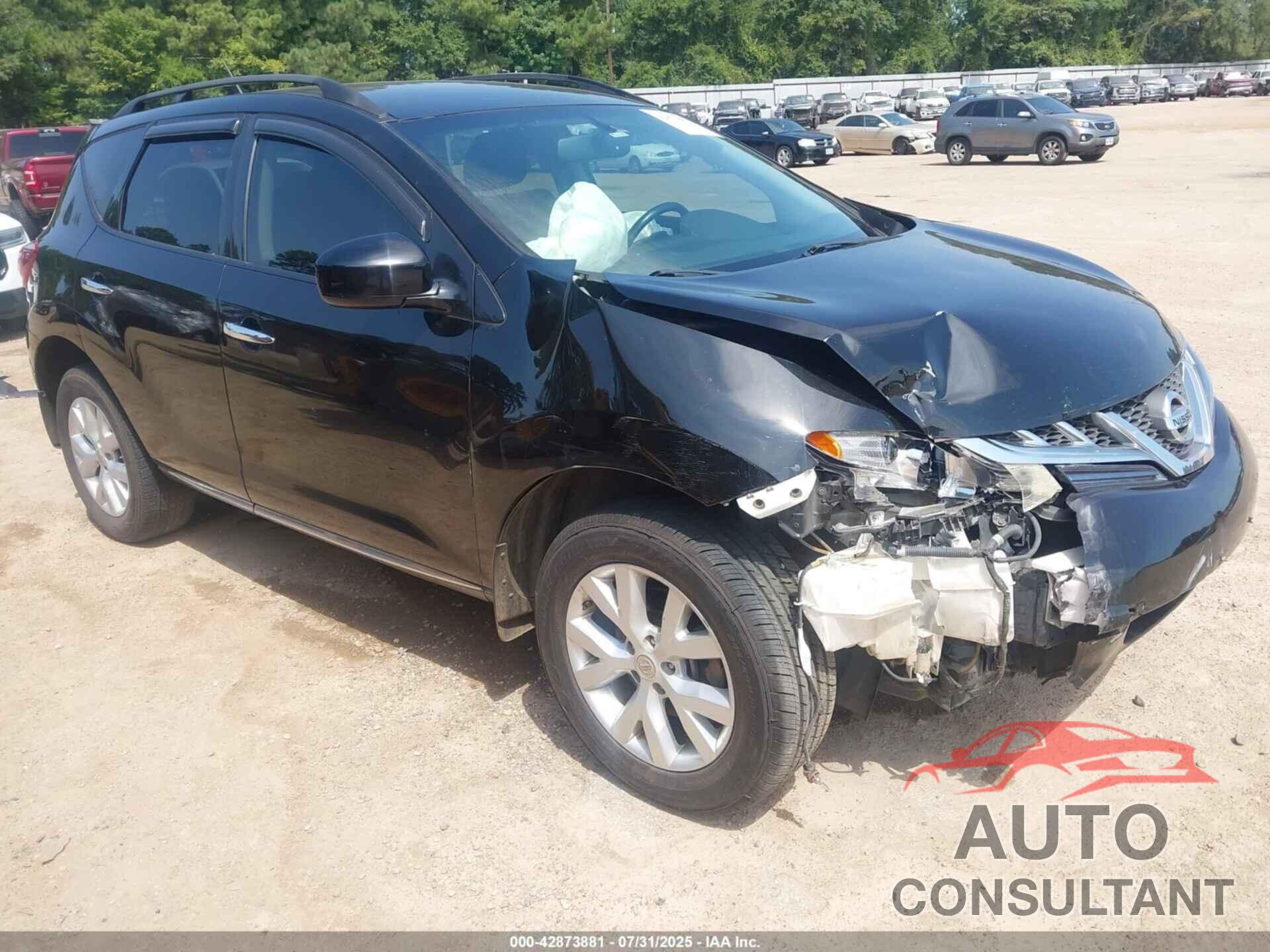 NISSAN MURANO 2013 - JN8AZ1MU9DW205840