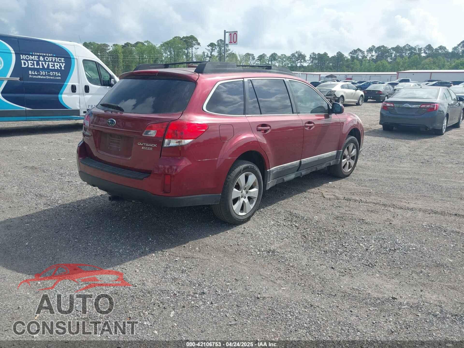 SUBARU OUTBACK 2011 - 4S4BRBCC9B3431546