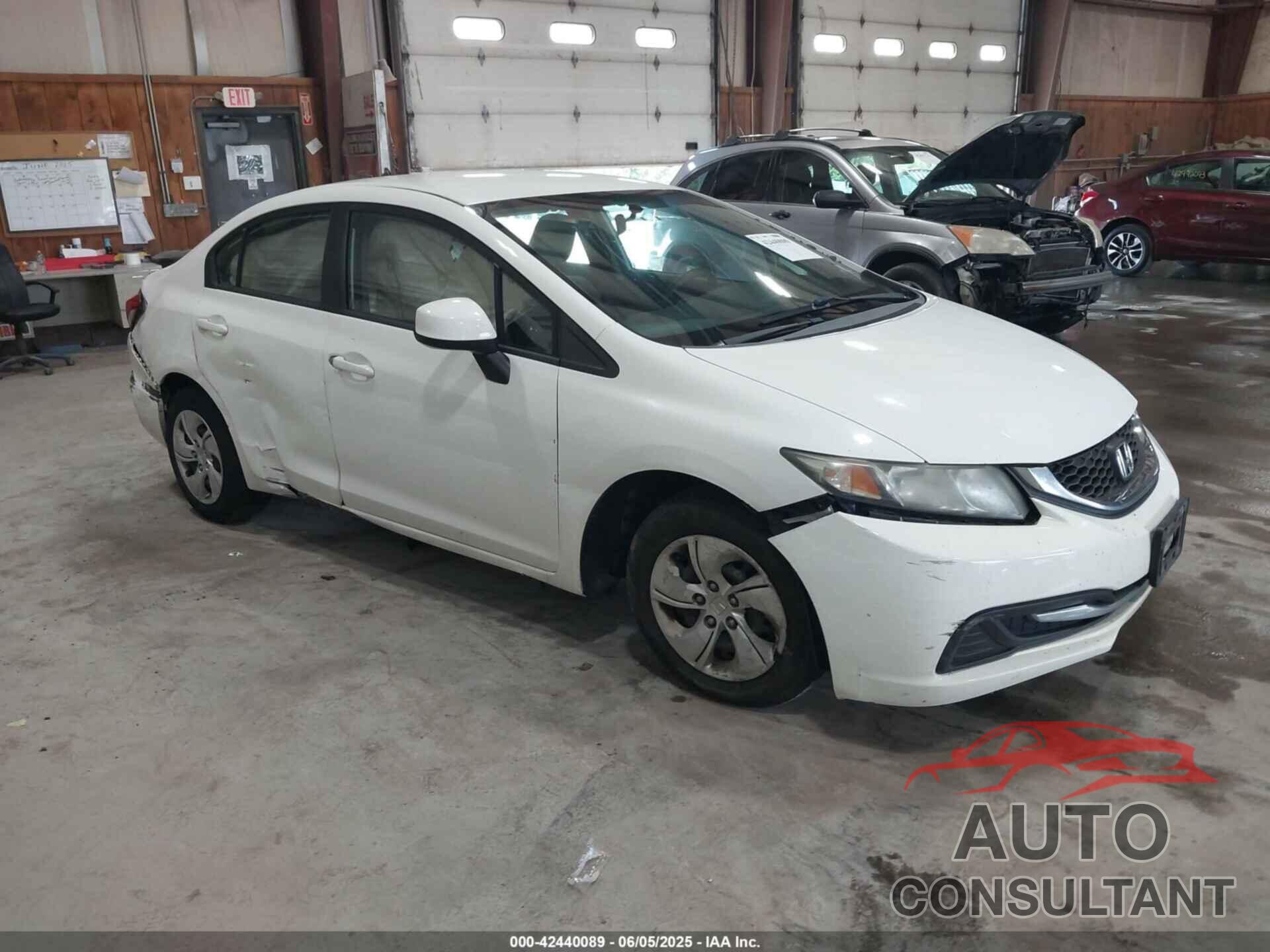HONDA CIVIC 2013 - 19XFB2F52DE257421