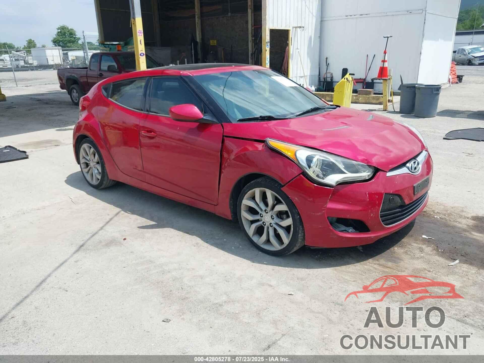 HYUNDAI VELOSTER 2013 - KMHTC6AD5DU086330