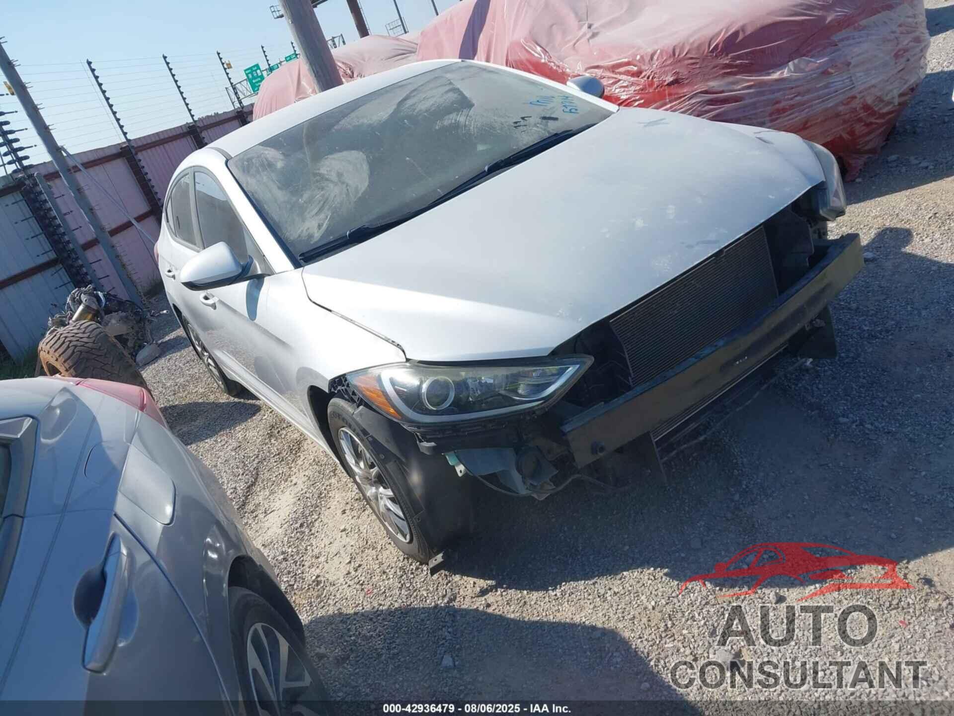 HYUNDAI ELANTRA 2017 - KMHD74LF9HU210259
