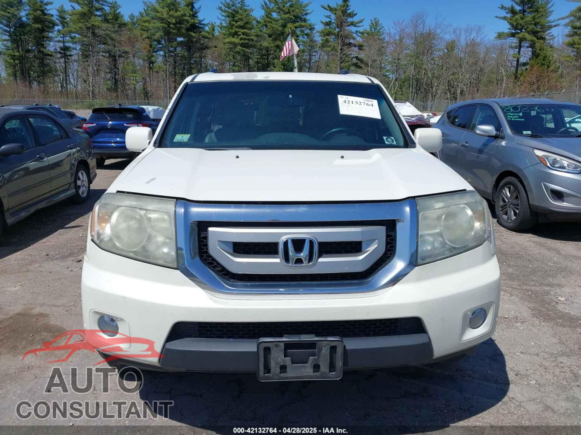 HONDA PILOT 2011 - 5FNYF4H98BB087713