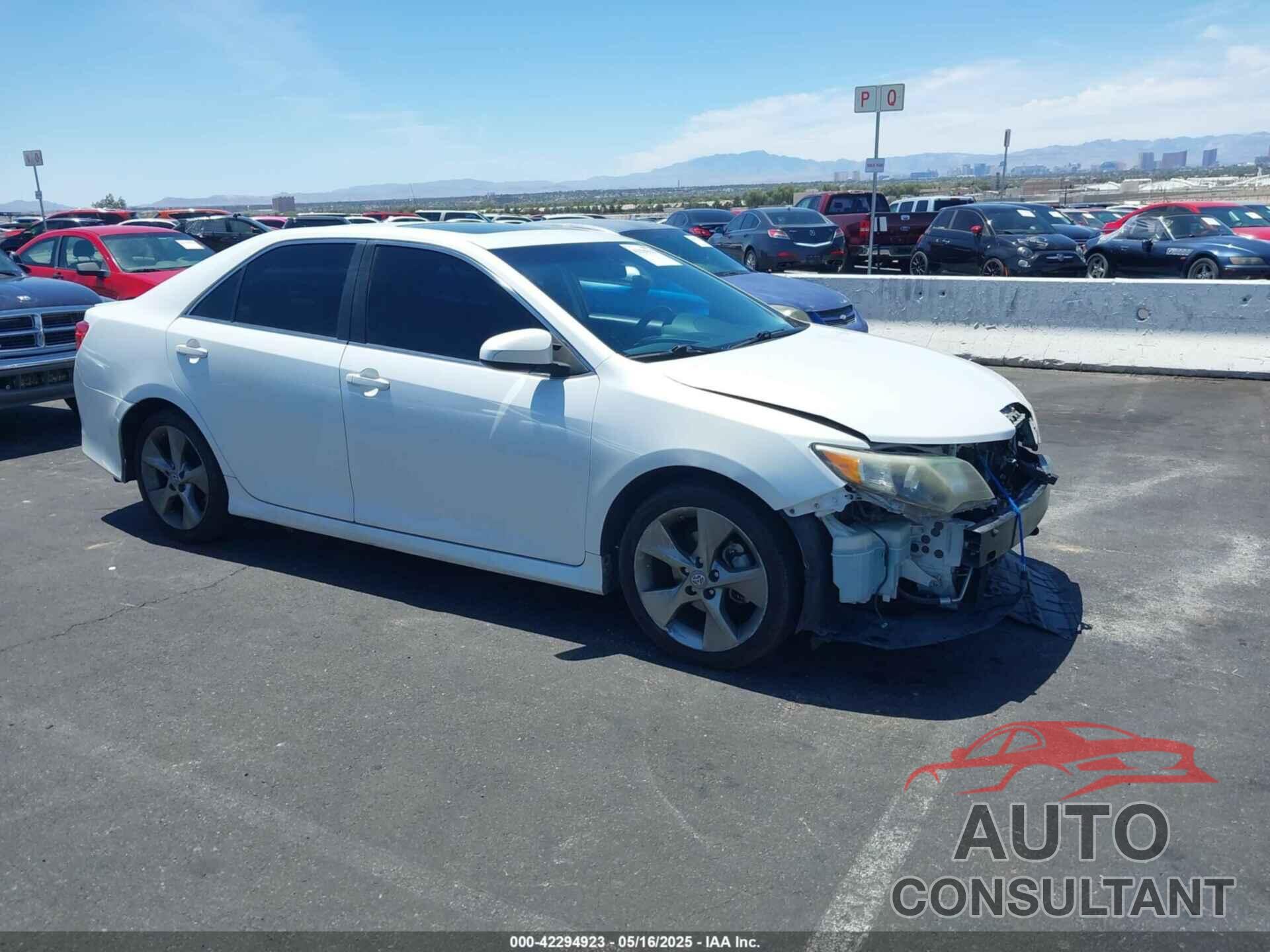 TOYOTA CAMRY 2012 - 4T1BF1FK5CU626450