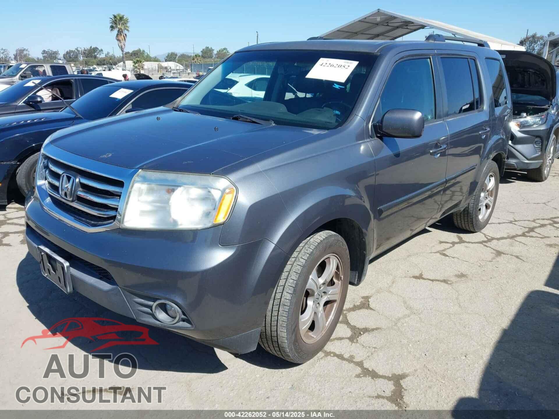 HONDA PILOT 2012 - 5FNYF4H65CB025385