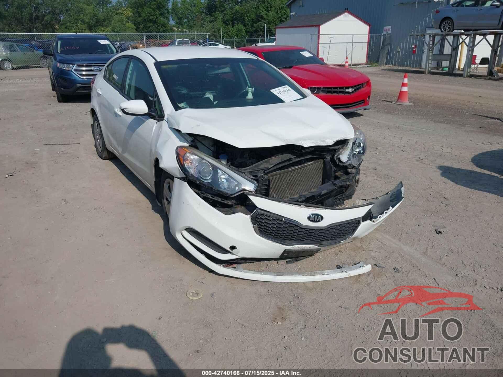 KIA FORTE 2016 - KNAFK4A64G5615692
