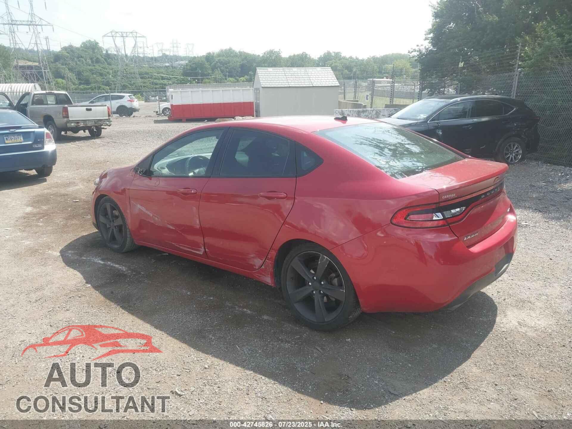 DODGE DART 2015 - 1C3CDFEB5FD166728