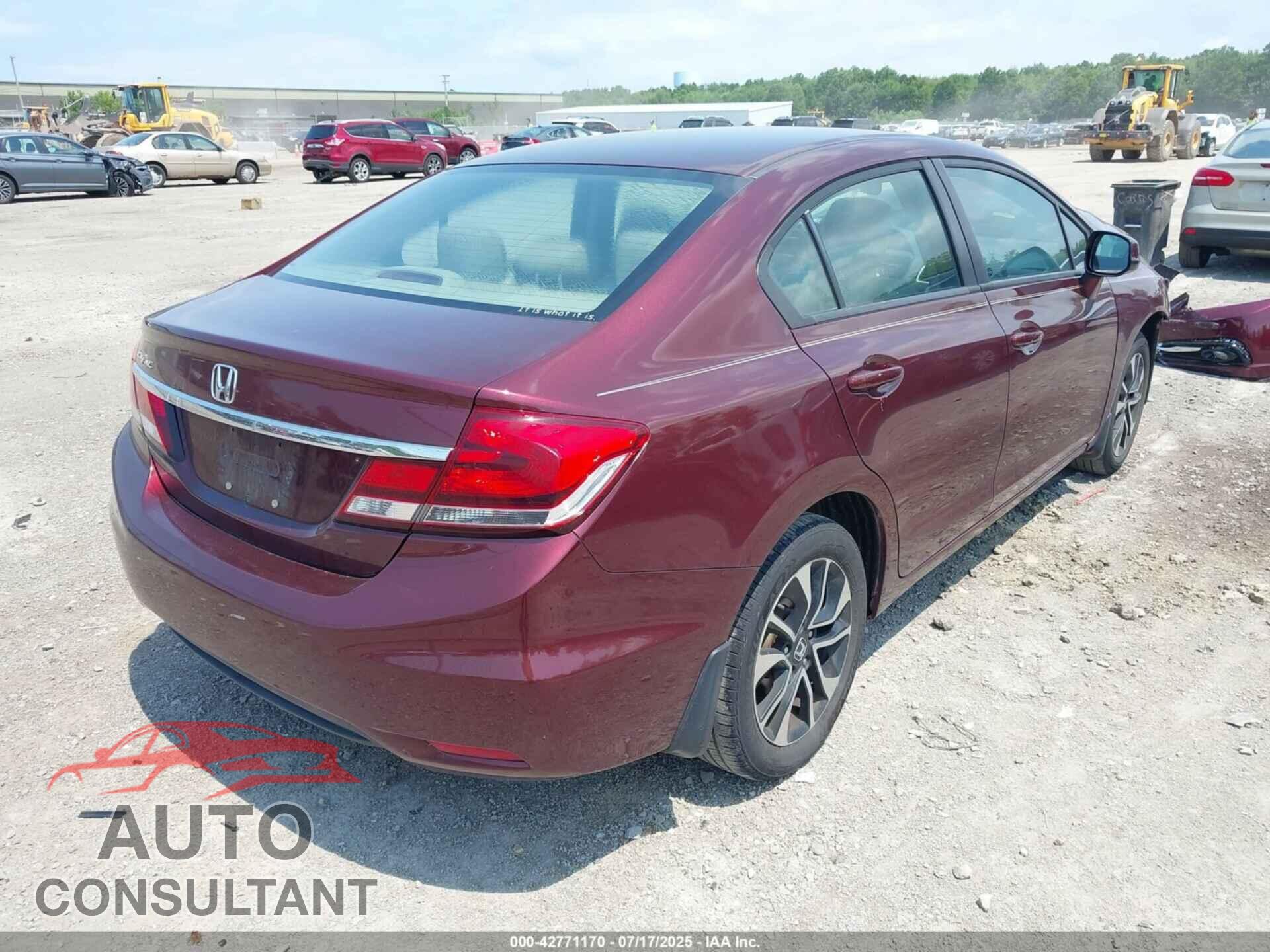 HONDA CIVIC 2013 - 19XFB2F95DE076235