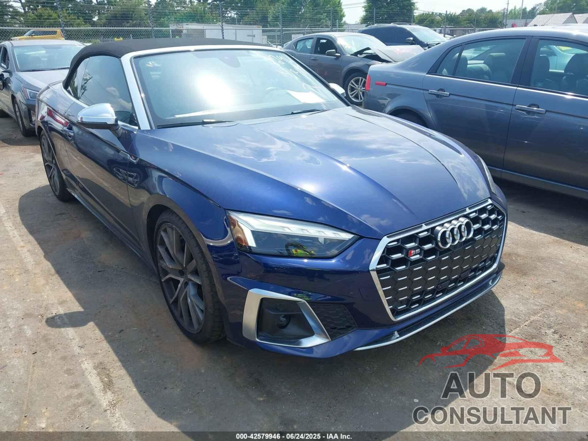 AUDI S5 CABRIOLET 2024 - WAUW4GF52RN000296