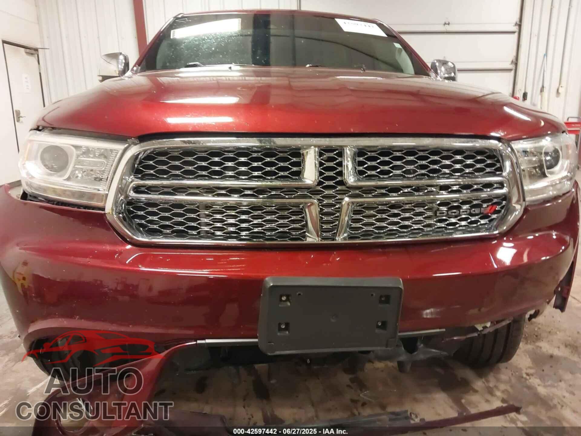 DODGE DURANGO 2017 - 1C4RDJEG0HC762052